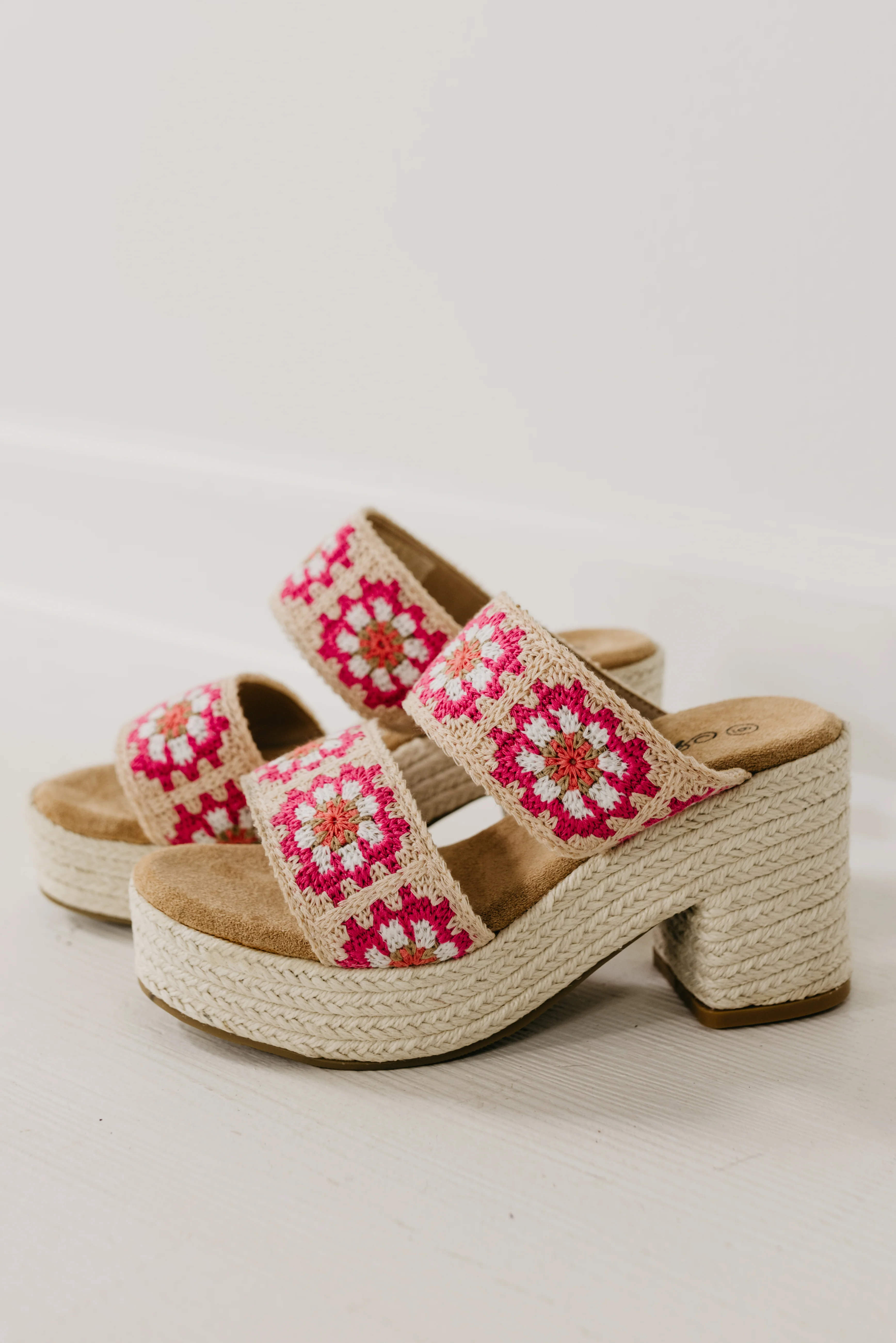 The Shirin Floral Crochet Platform Heel - Image 3