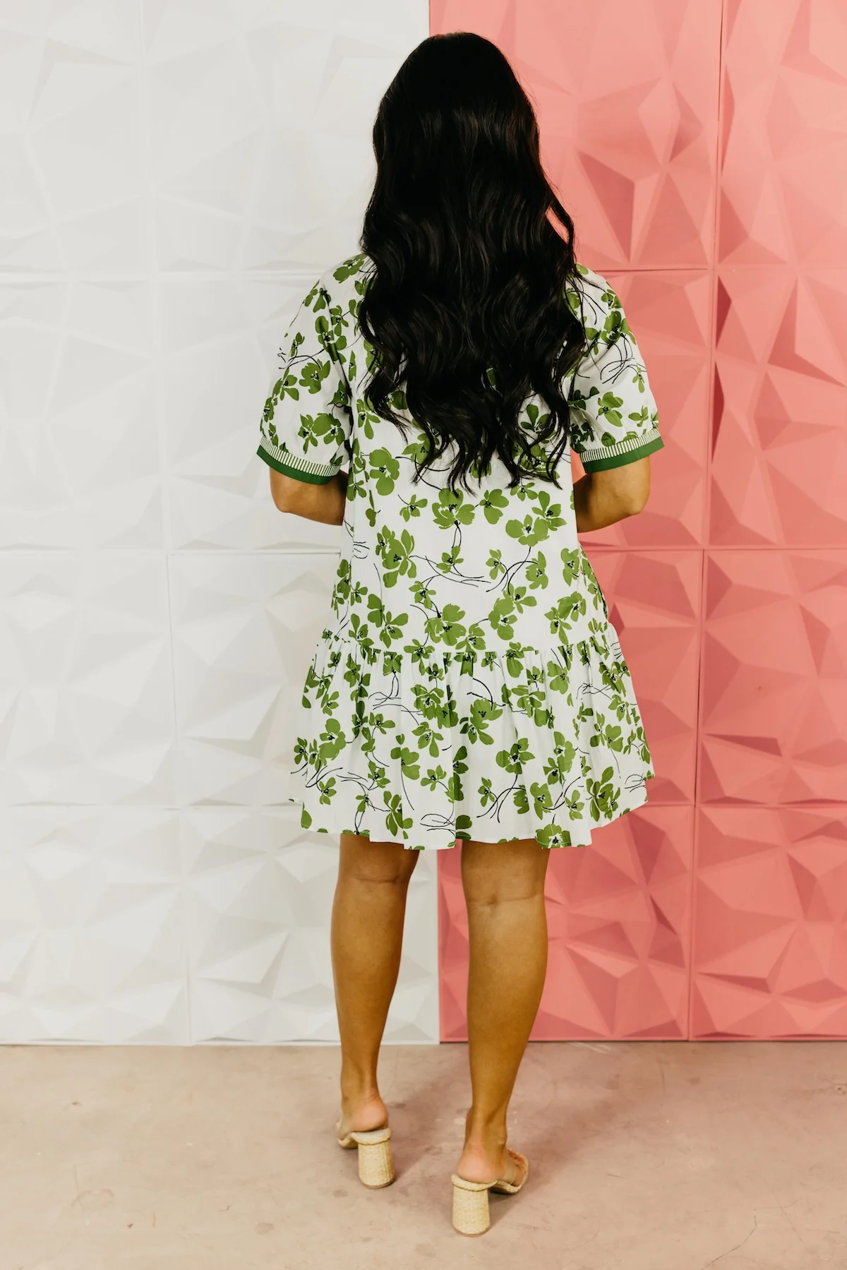 The Skyler Floral Tie Mini Dress - Image 7