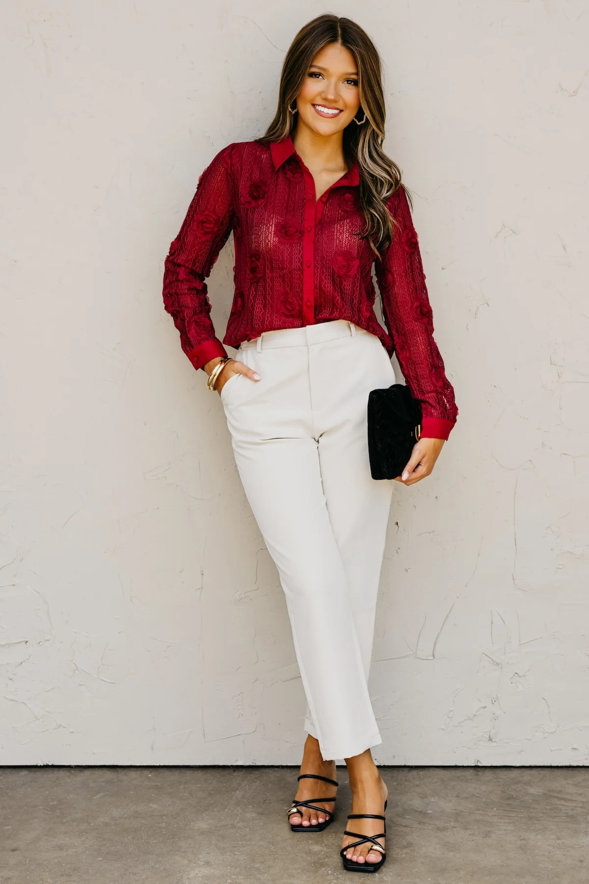The Sonya Floral Knit Shirt - Image 4
