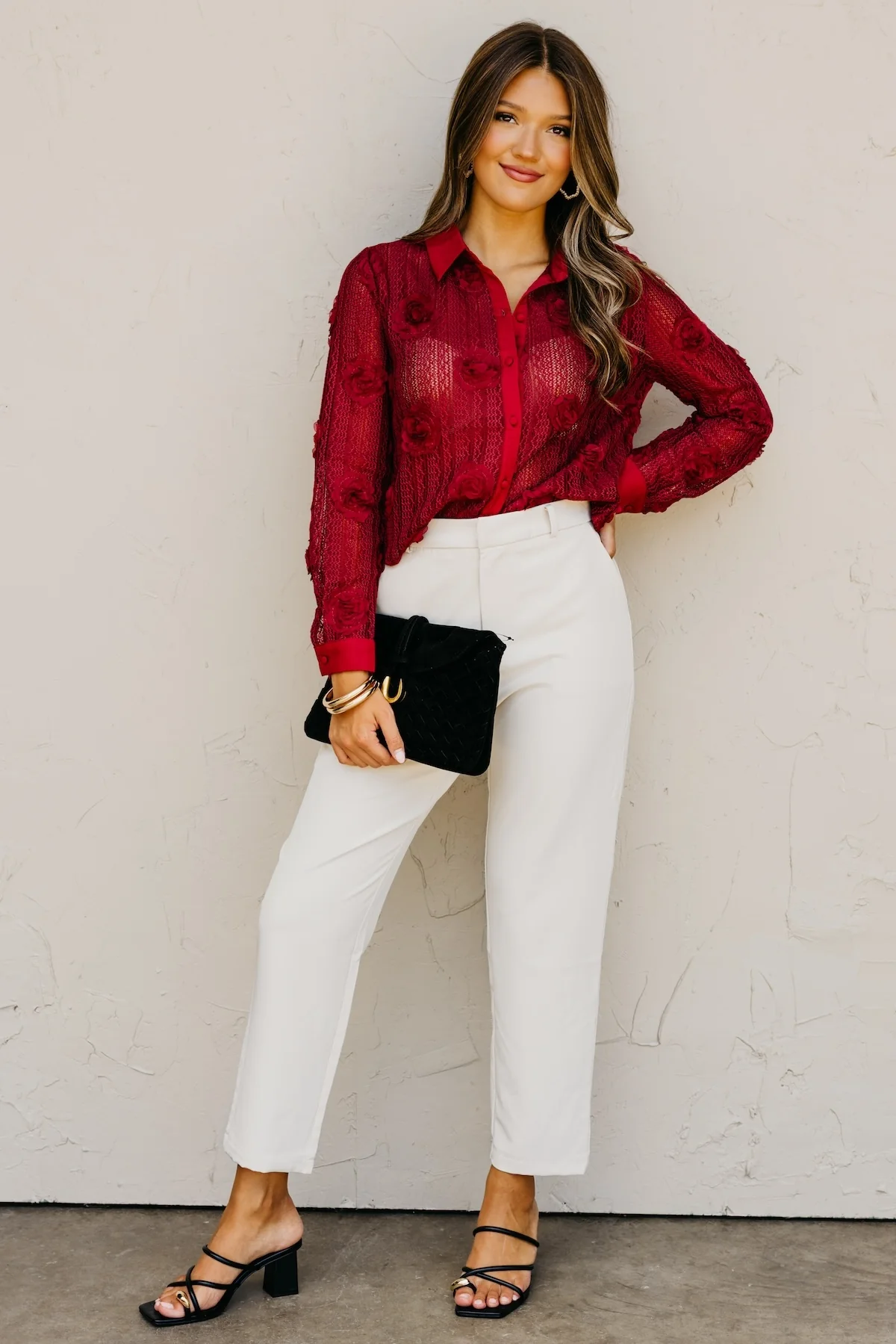The Sonya Floral Knit Shirt - Image 6