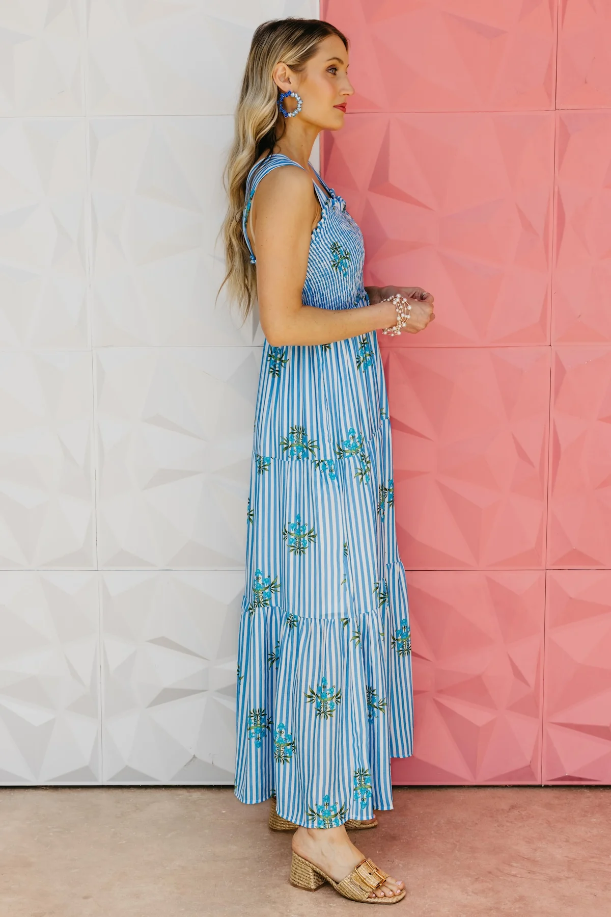 The Stephen Smocked Tiered Maxi Dress - Image 6