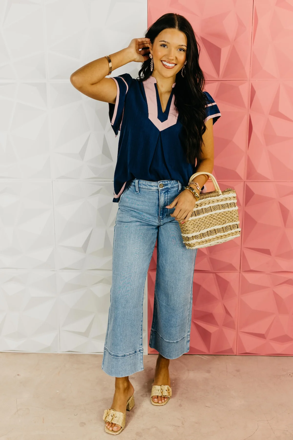 The Susan Flutter Sleeve Top - Image 2