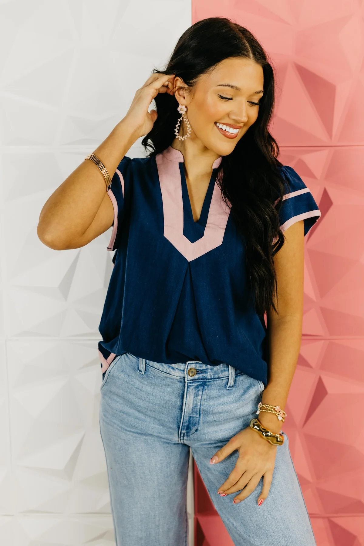 The Susan Flutter Sleeve Top - Image 4