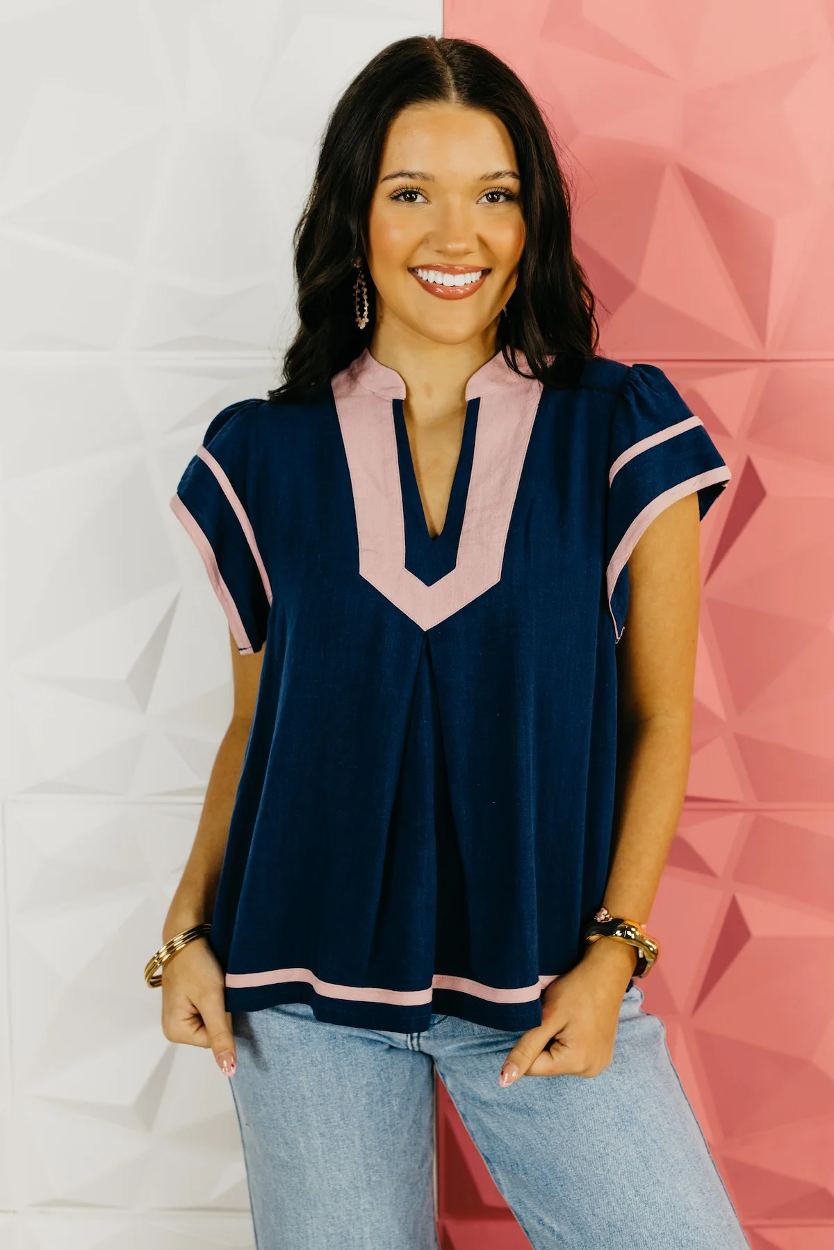 The Susan Flutter Sleeve Top - Image 5