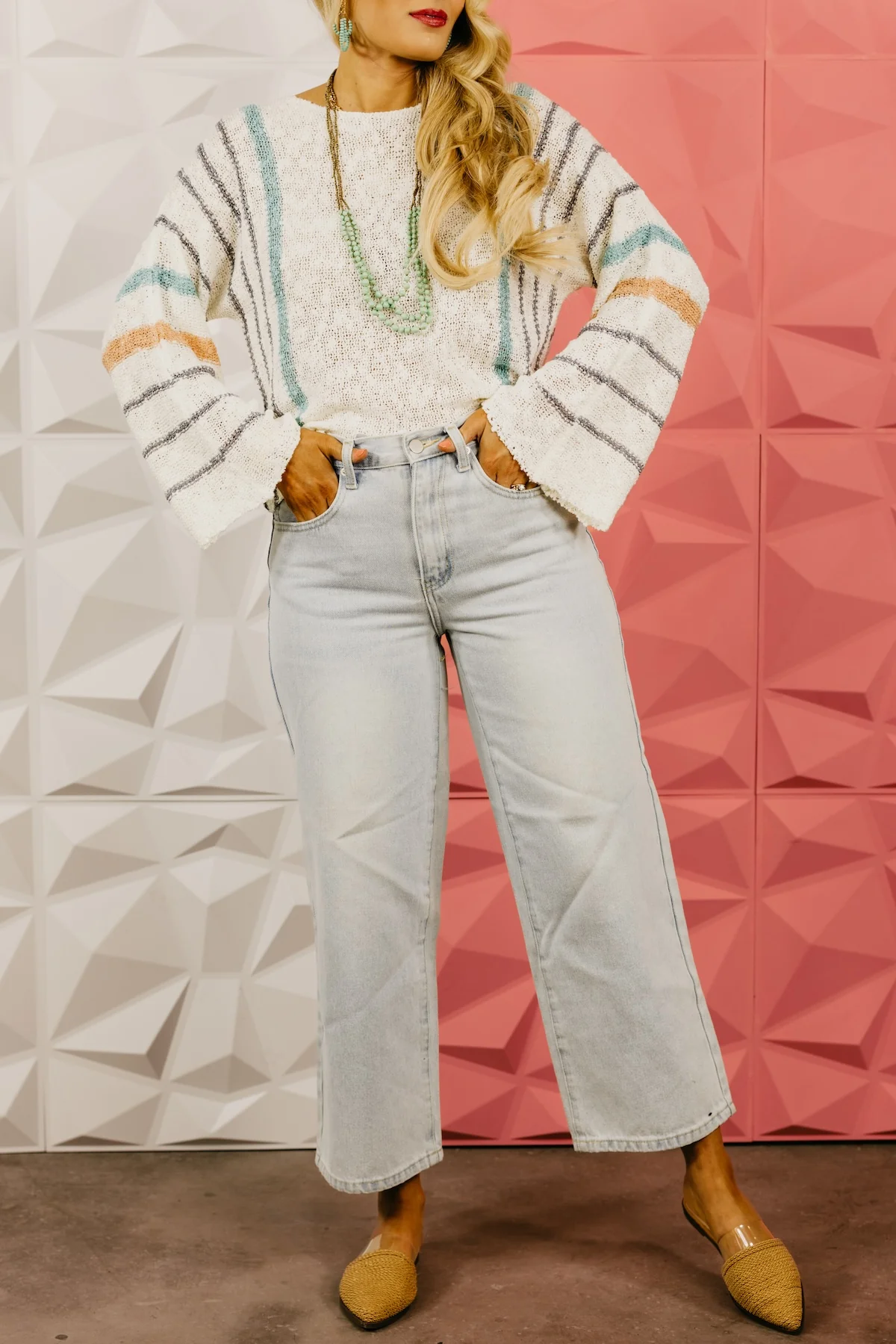 The Thea Adjustable Waist Crop Denim - Image 2