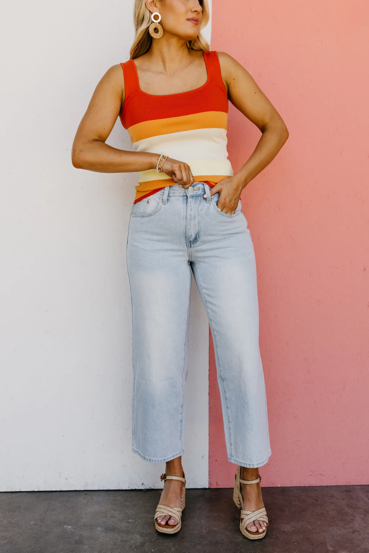 The Thea Adjustable Waist Crop Denim - Image 7
