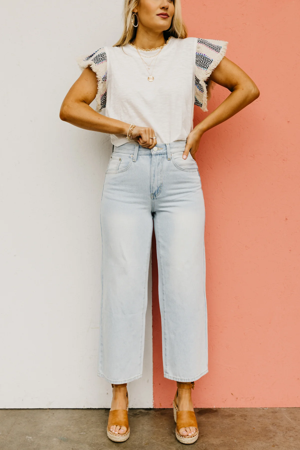 The Thea Adjustable Waist Crop Denim - Image 9