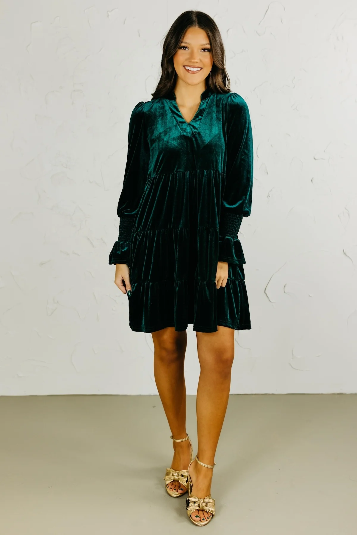 The Timmy Velvet Mini Dress - Image 4