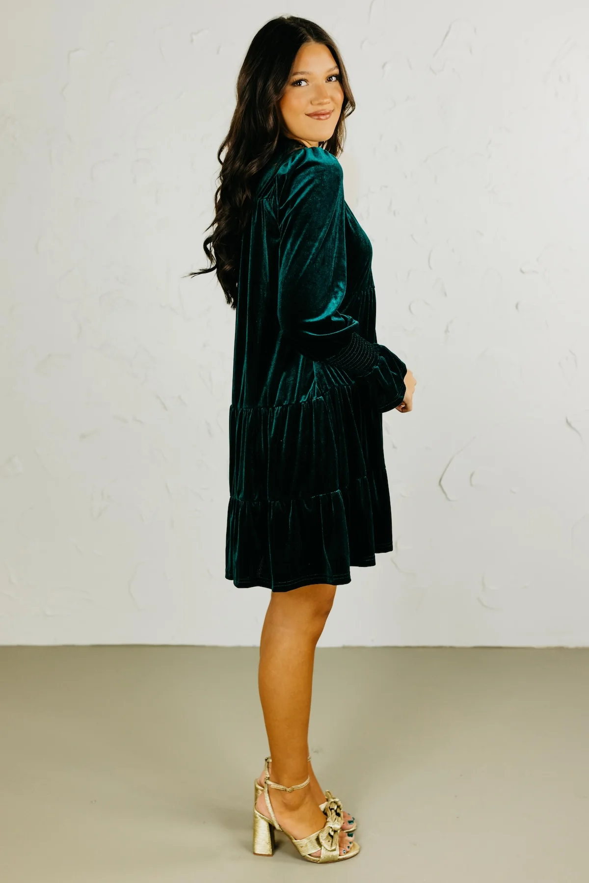 The Timmy Velvet Mini Dress - Image 6