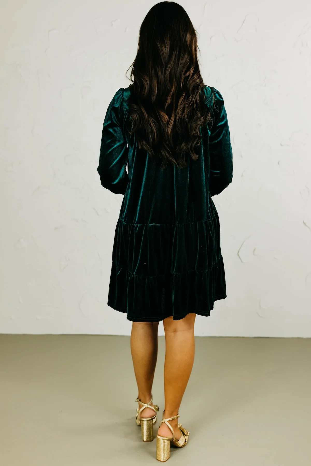 The Timmy Velvet Mini Dress - Image 7