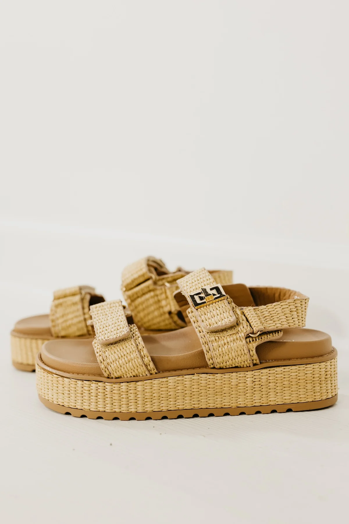 The Traci Platform Raffia Sandal - Image 2