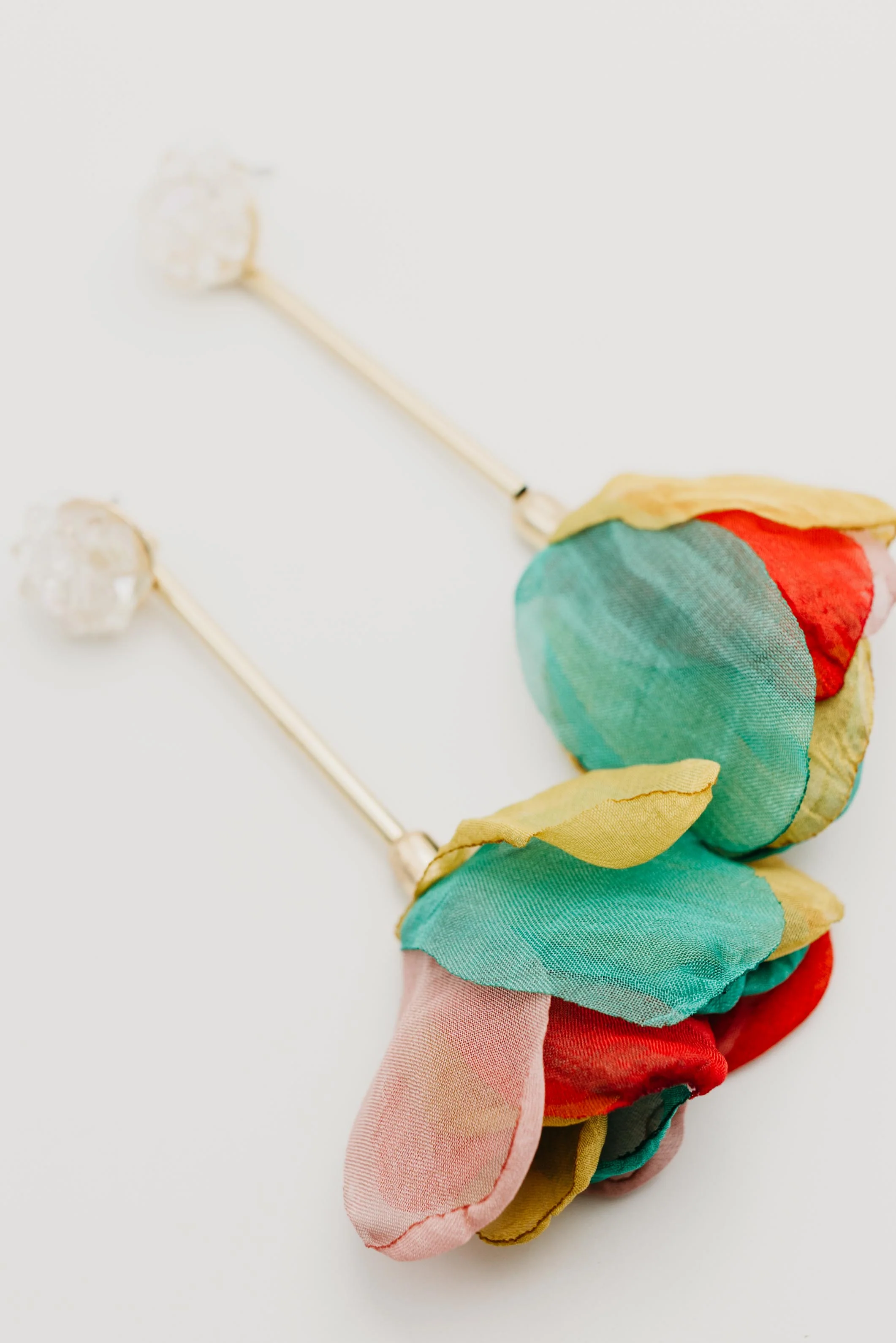 The Trenton Flower Drop Earring