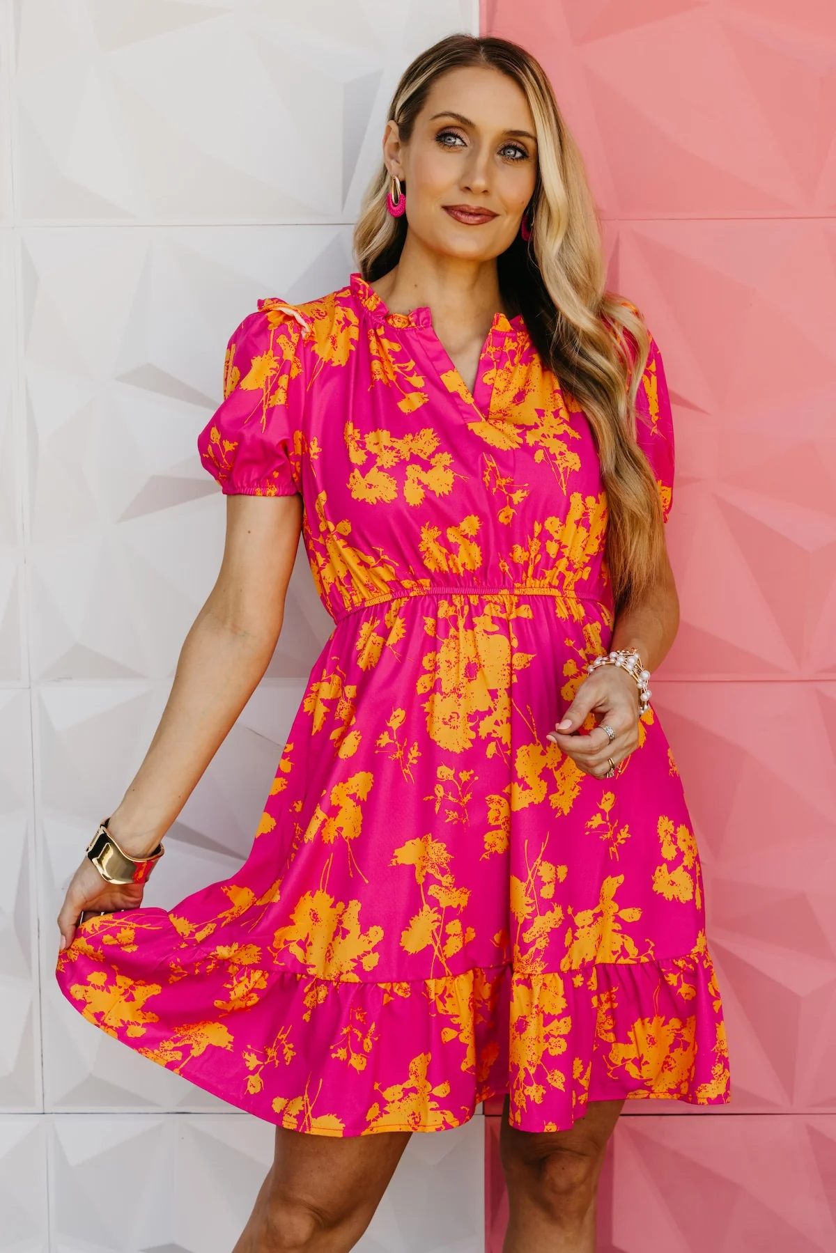 The Valeria Ruffle Neck Dress - Image 5