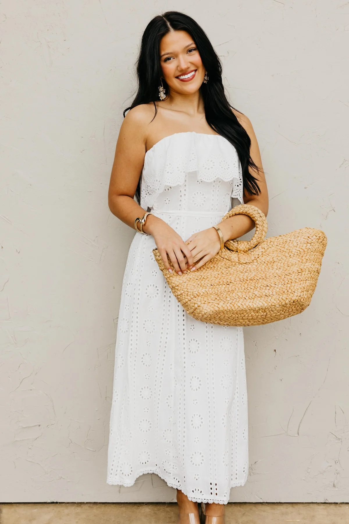The Vanessa Eyelet Midi Dress - Image 2
