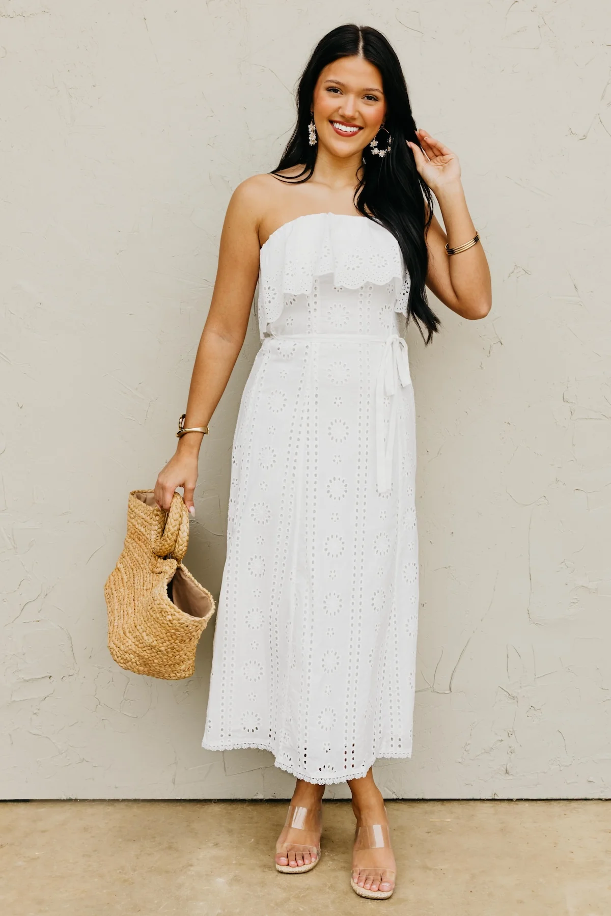 The Vanessa Eyelet Midi Dress - Image 4