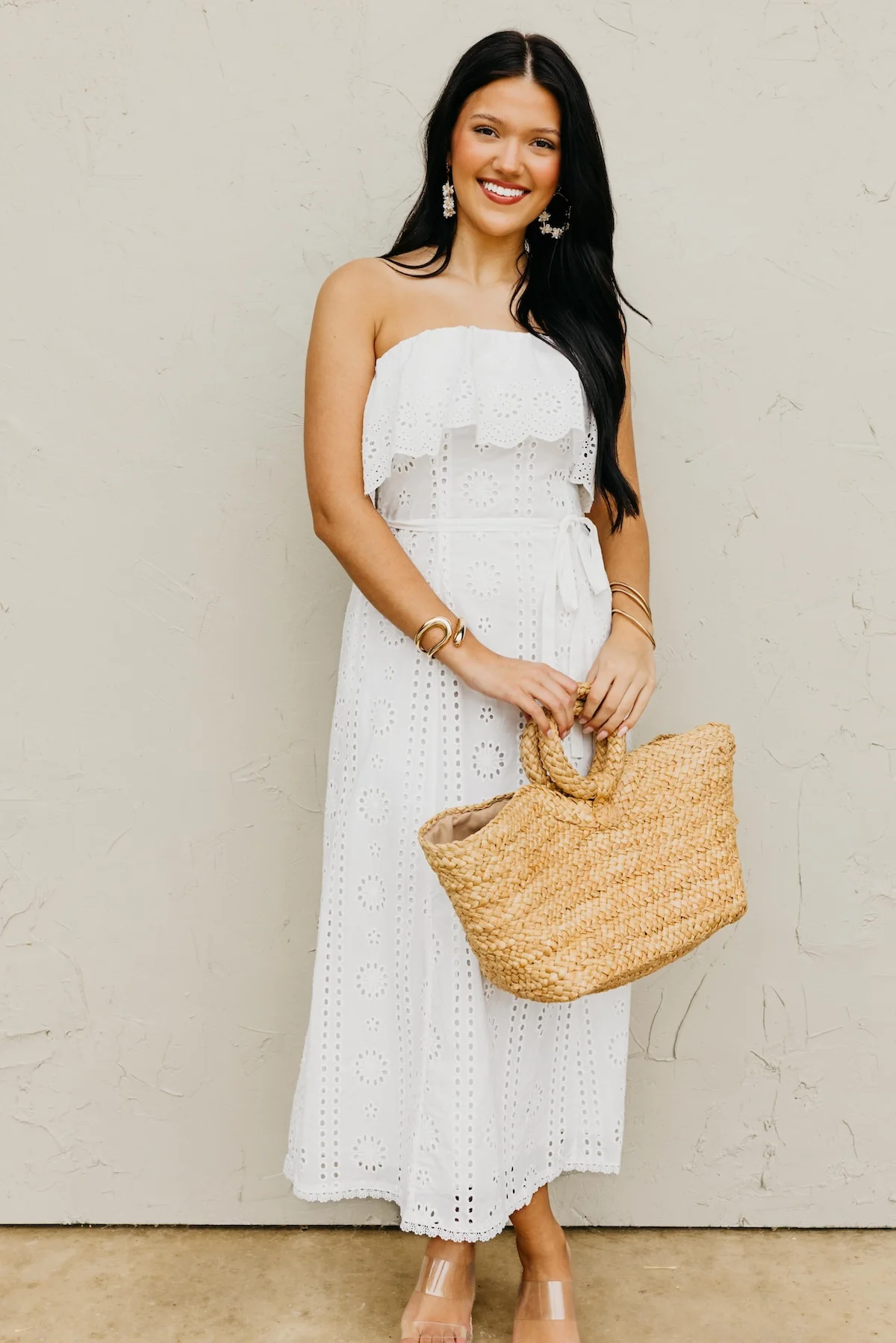The Vanessa Eyelet Midi Dress - Image 5