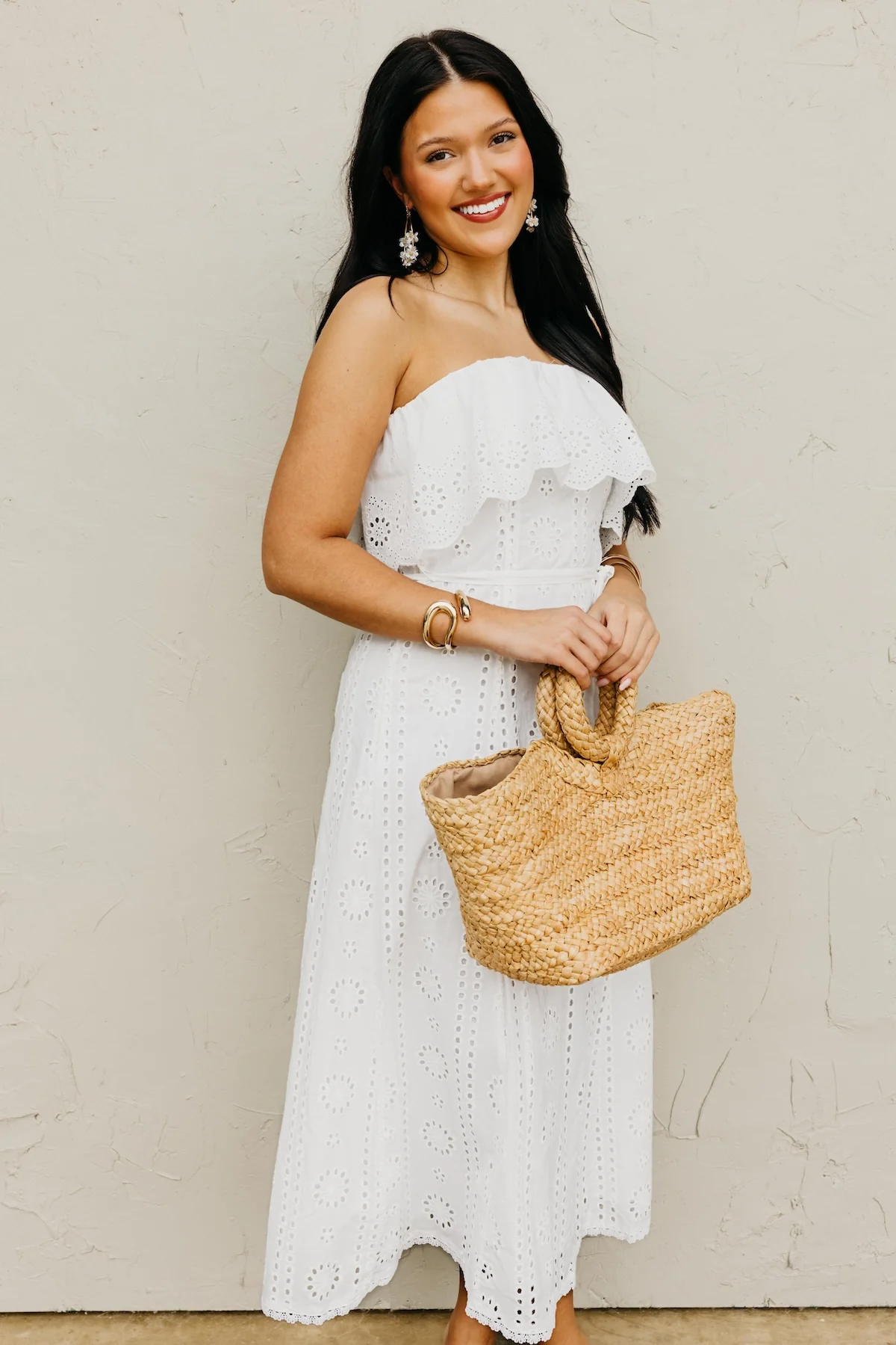 The Vanessa Eyelet Midi Dress - Image 6