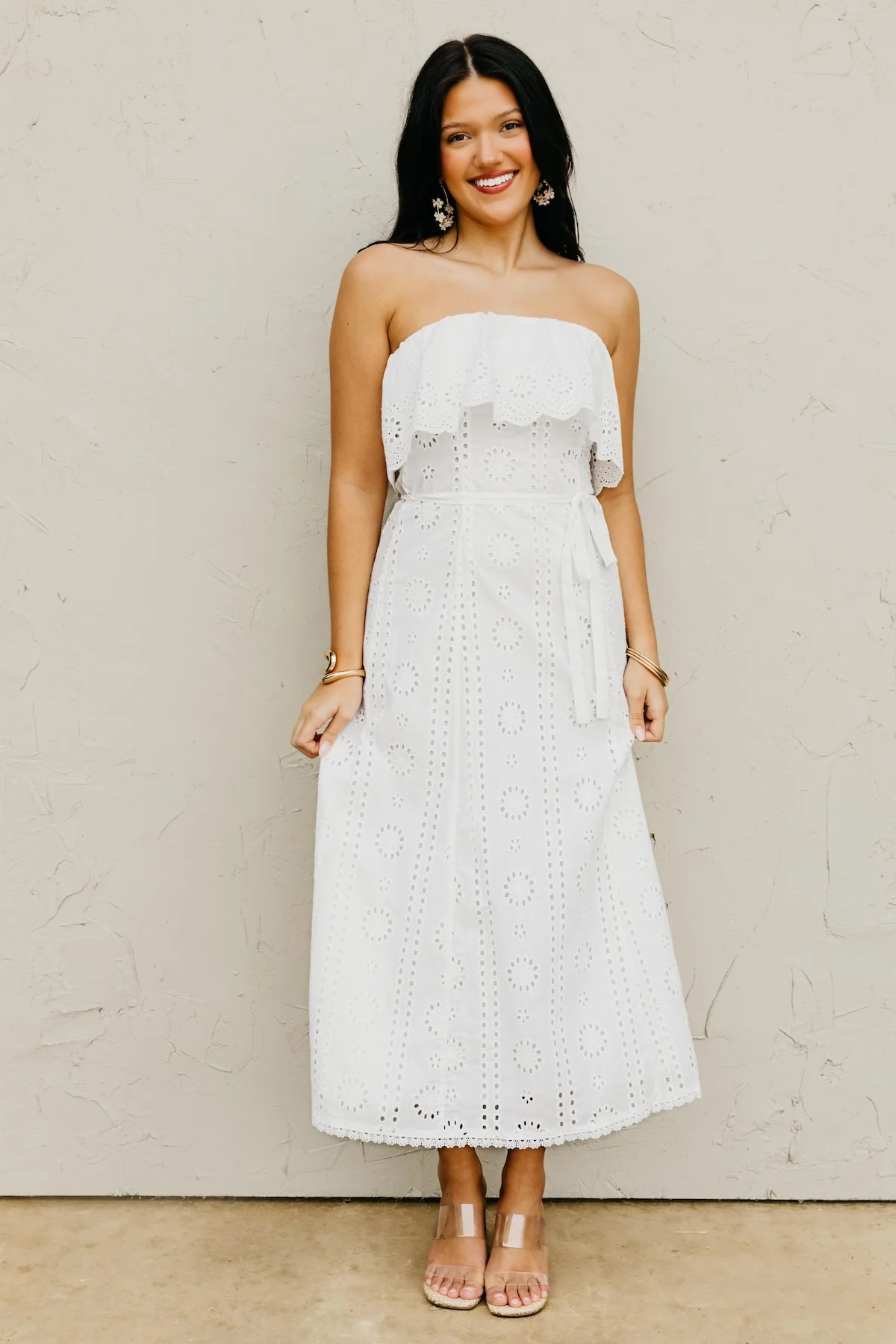 The Vanessa Eyelet Midi Dress - Image 7