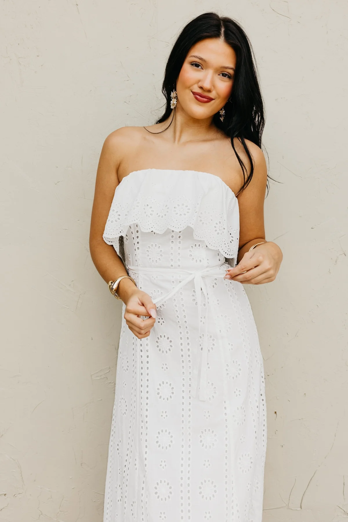 The Vanessa Eyelet Midi Dress - Image 8