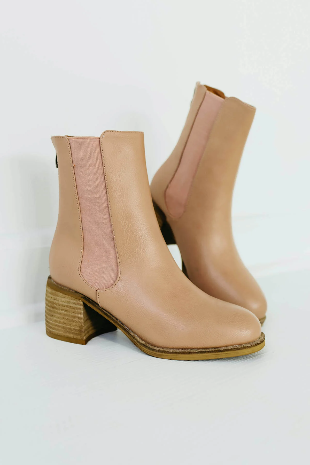 The Villa Chelsea Bootie | Blush - Image 3