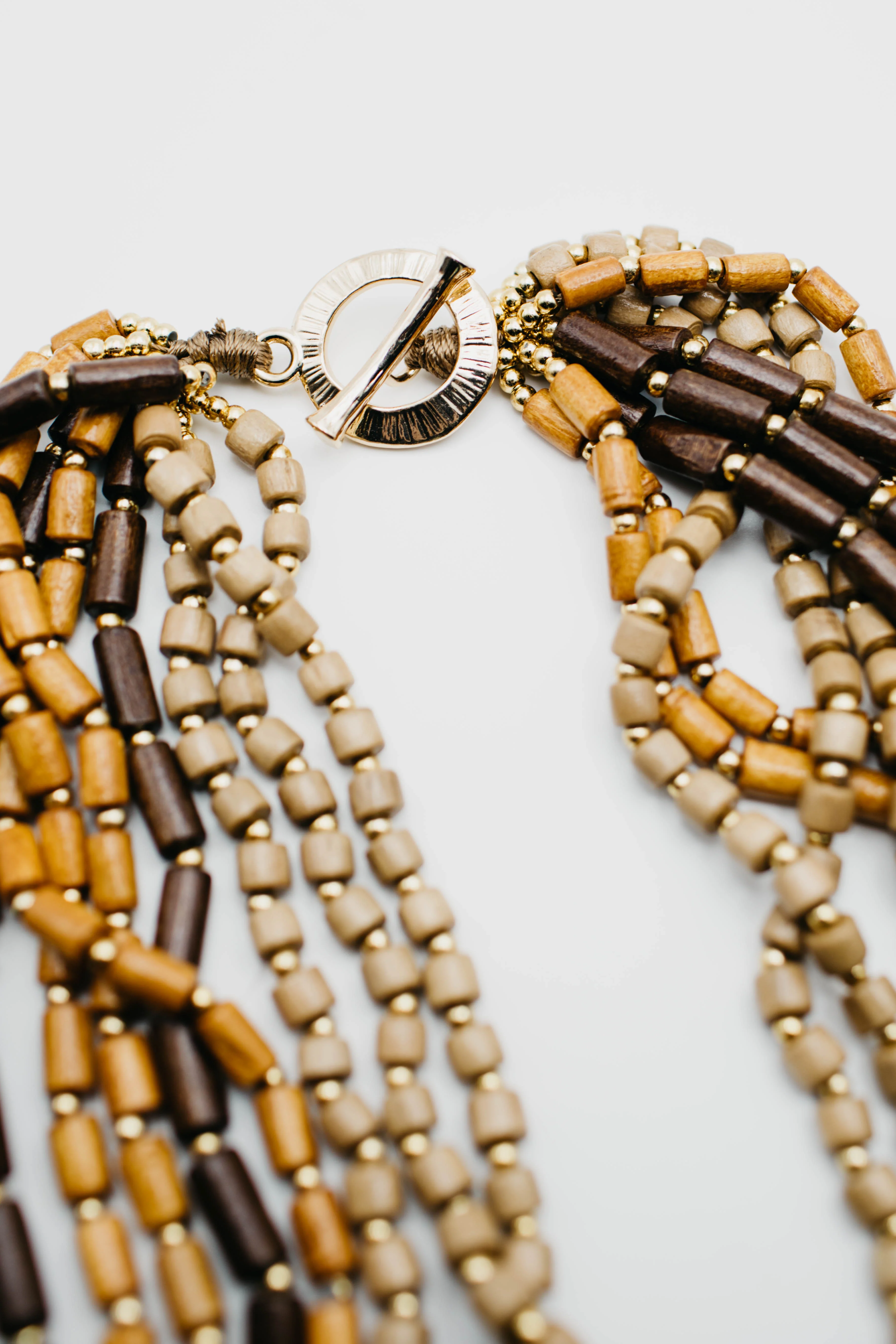 The Vince Wood Layered Necklace - Image 5