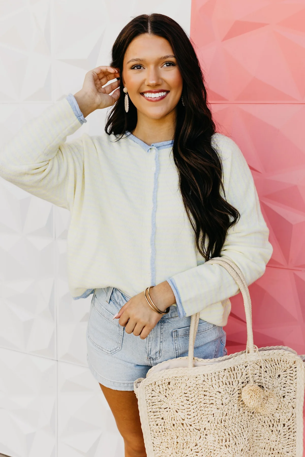 The Wade Stripe Cardigan - Image 3