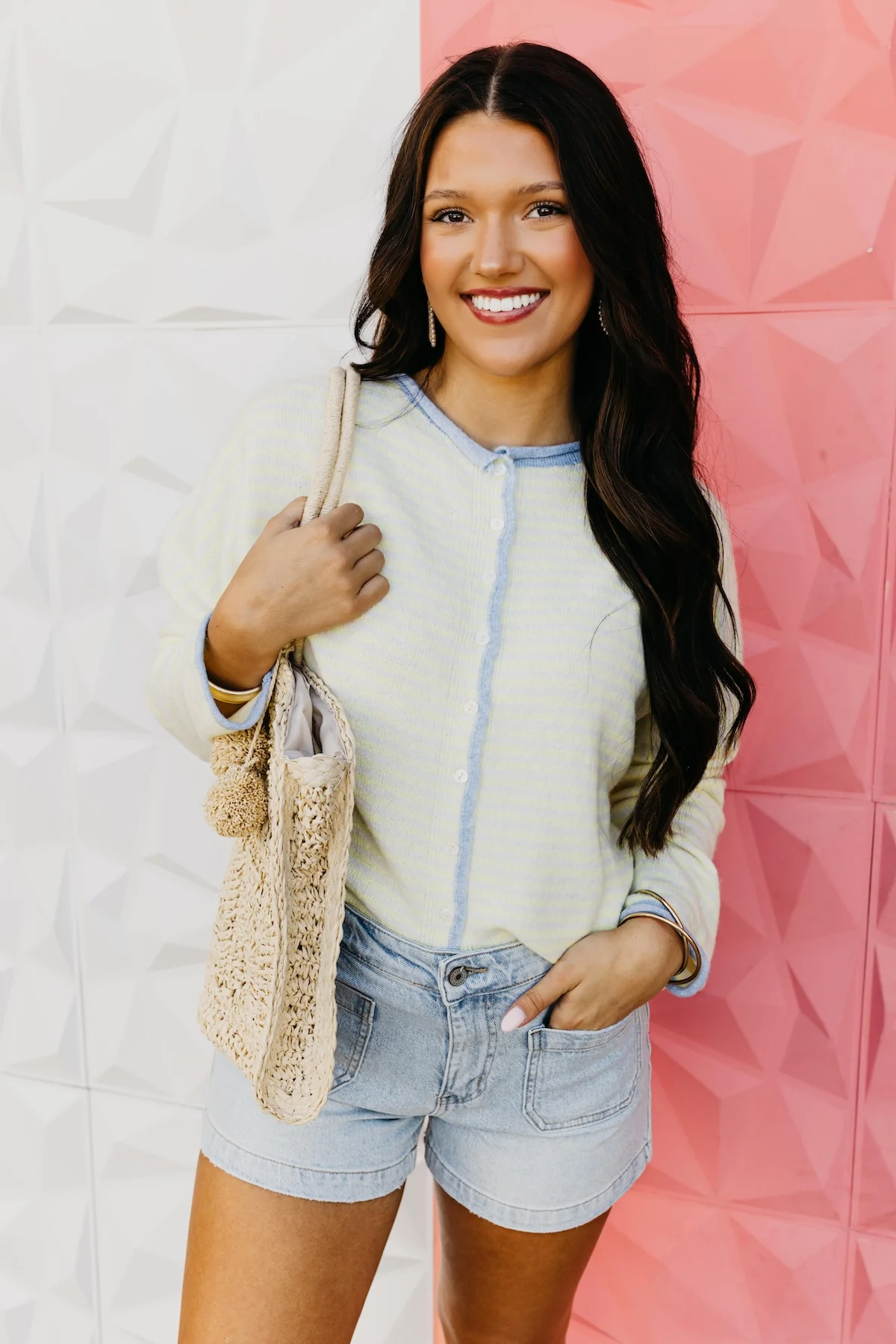 The Wade Stripe Cardigan - Image 5