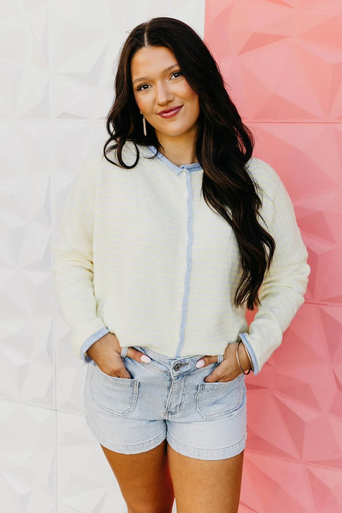 The Wade Stripe Cardigan - Image 7