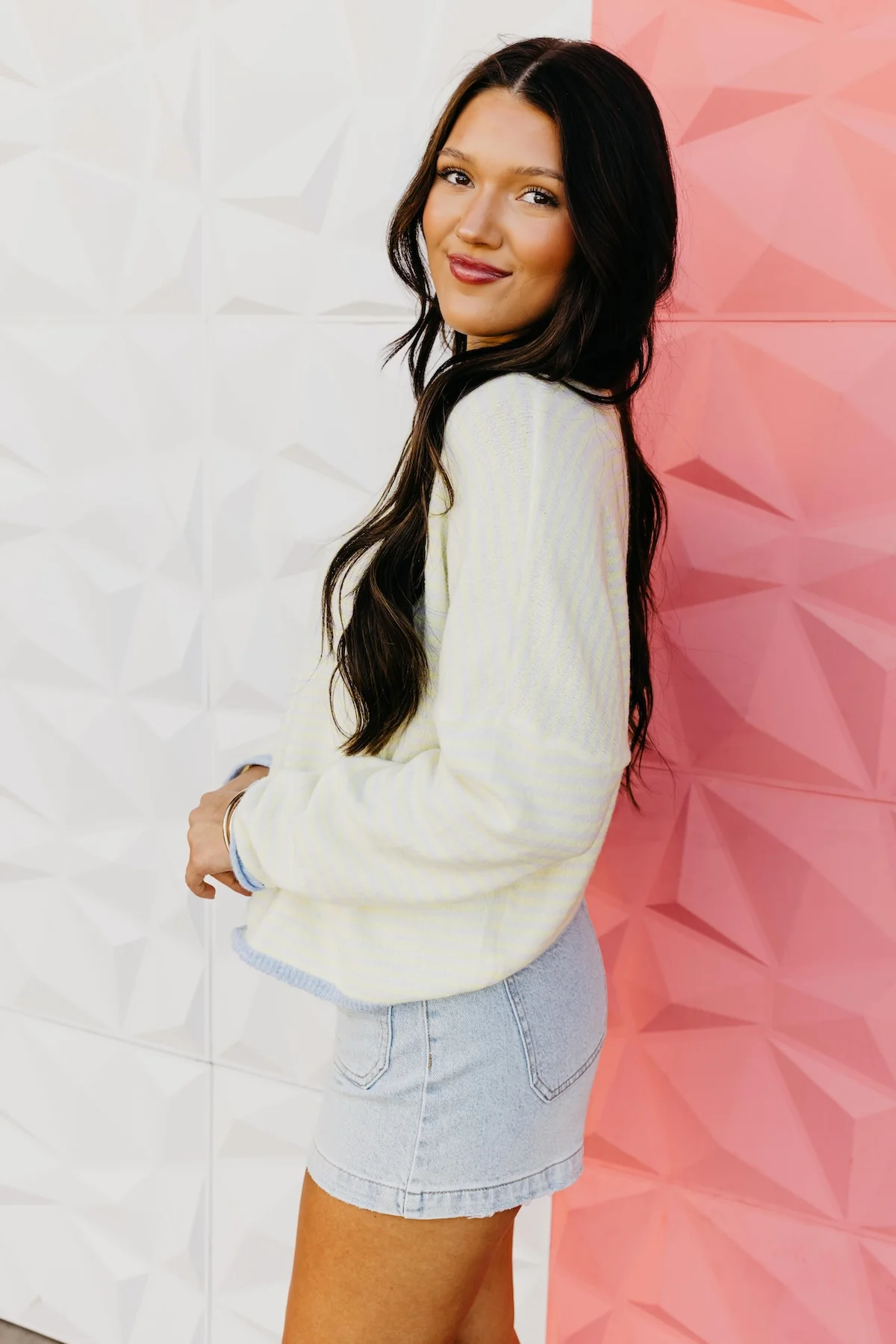 The Wade Stripe Cardigan - Image 9