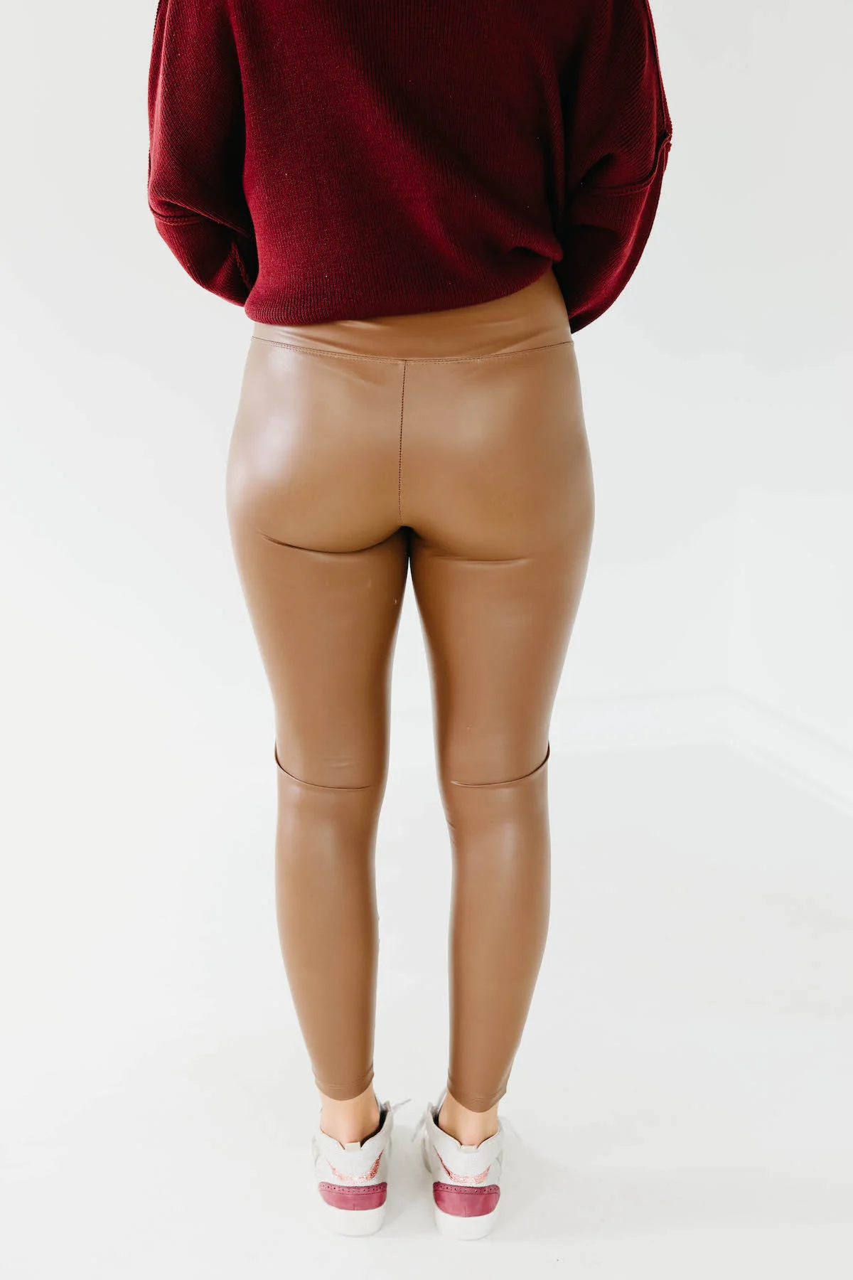 The Weston Faux Leather Leggings - Image 4