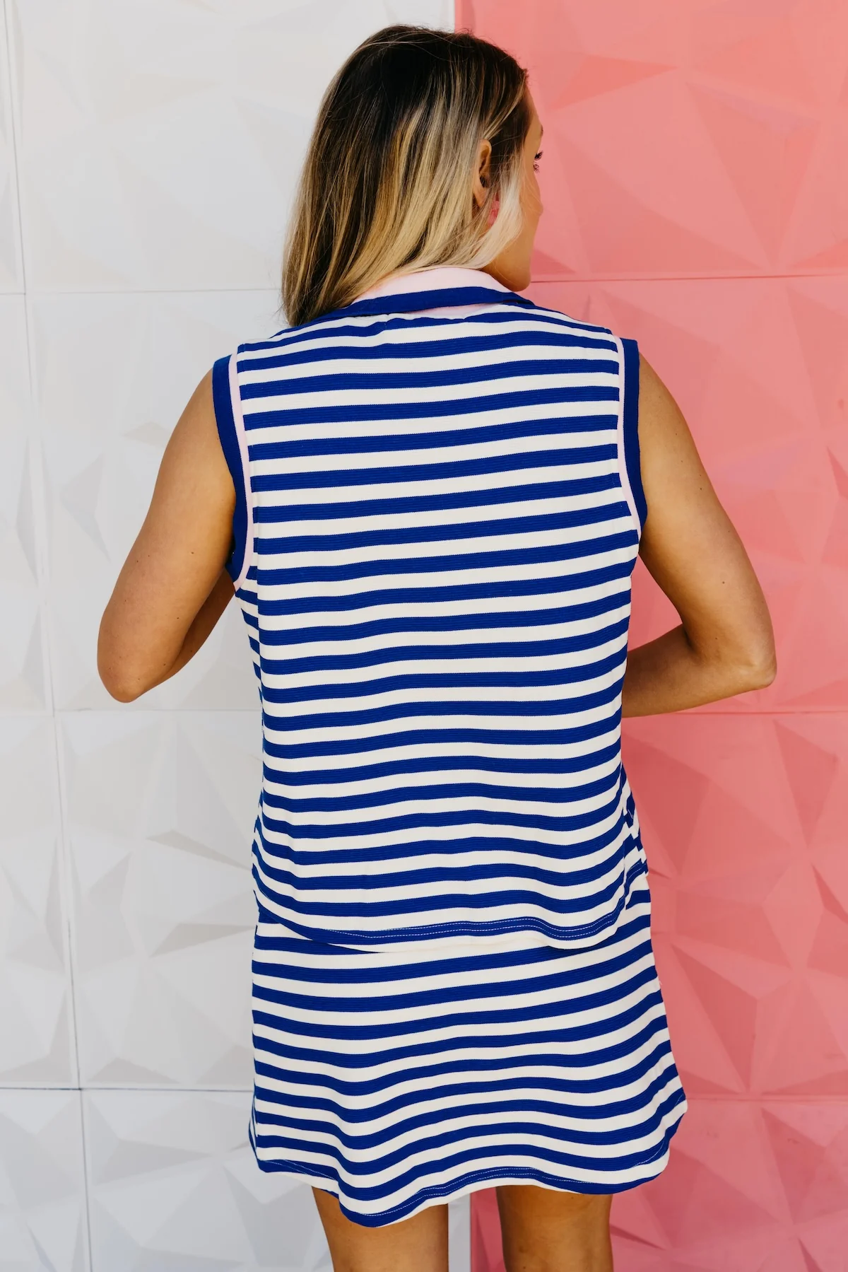 The Willow Textured Stripe Skort Set - Image 14