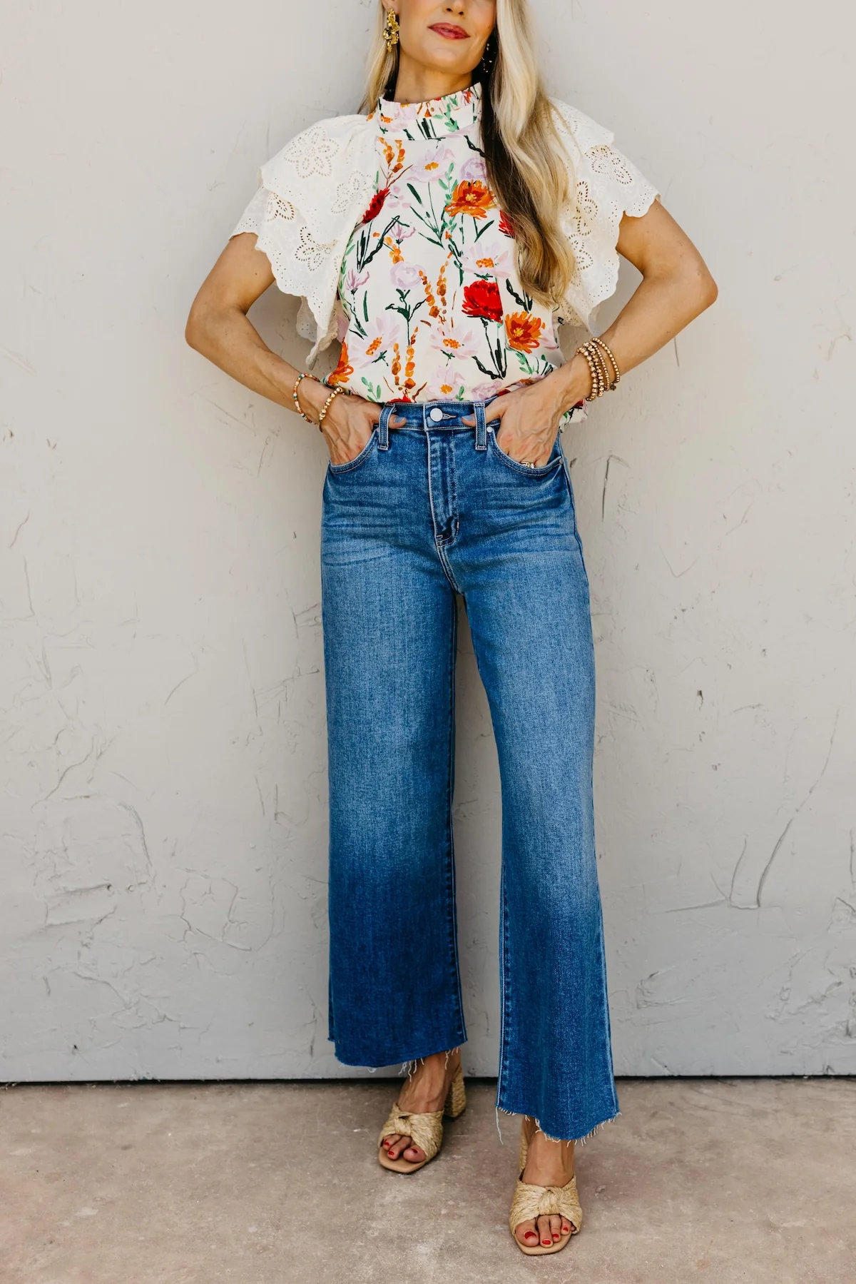 Just Black Denim | The Winnie Scissor Cut Palazzo Denim - Image 2