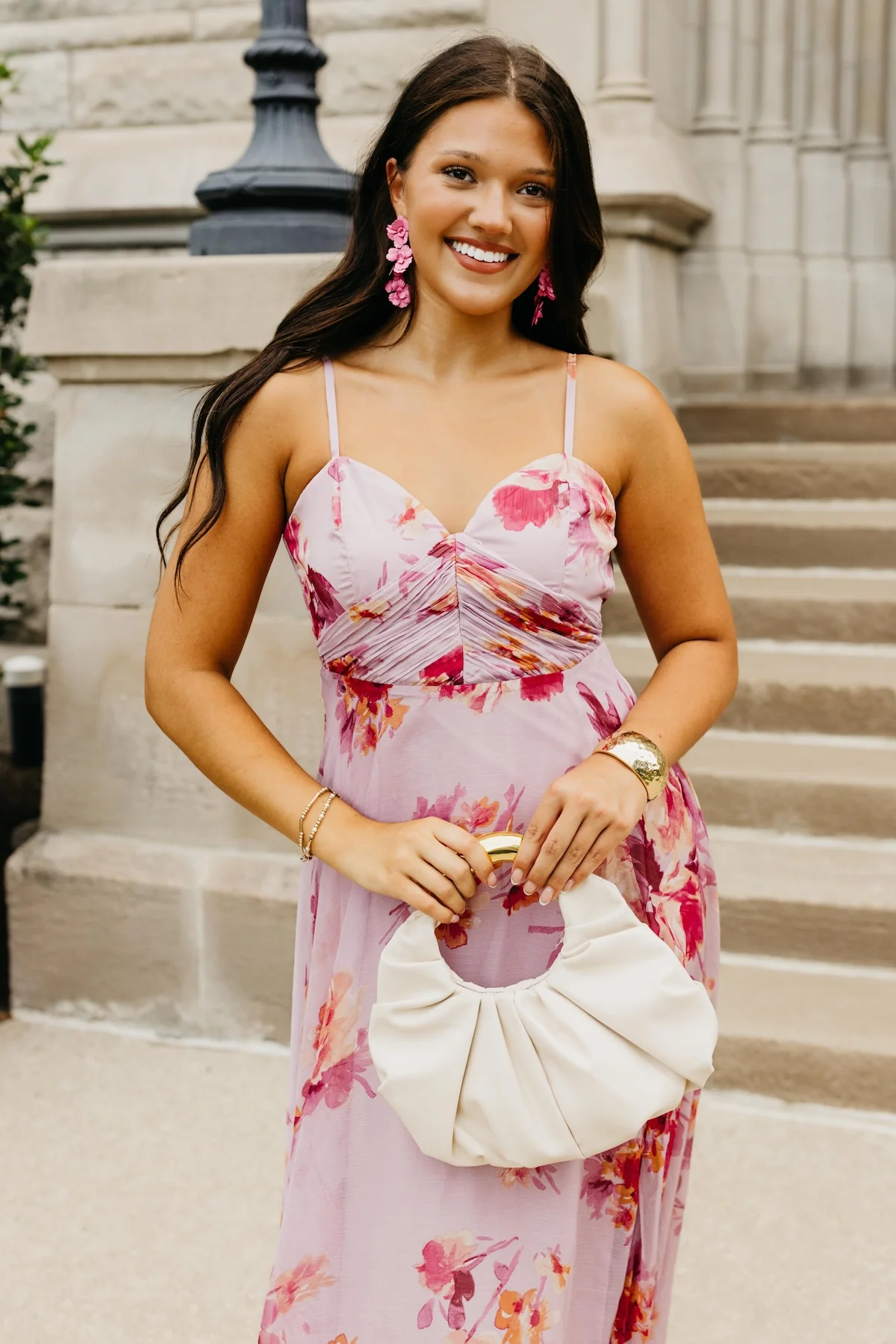 The Winston Floral Slit Maxi Dress - Image 10