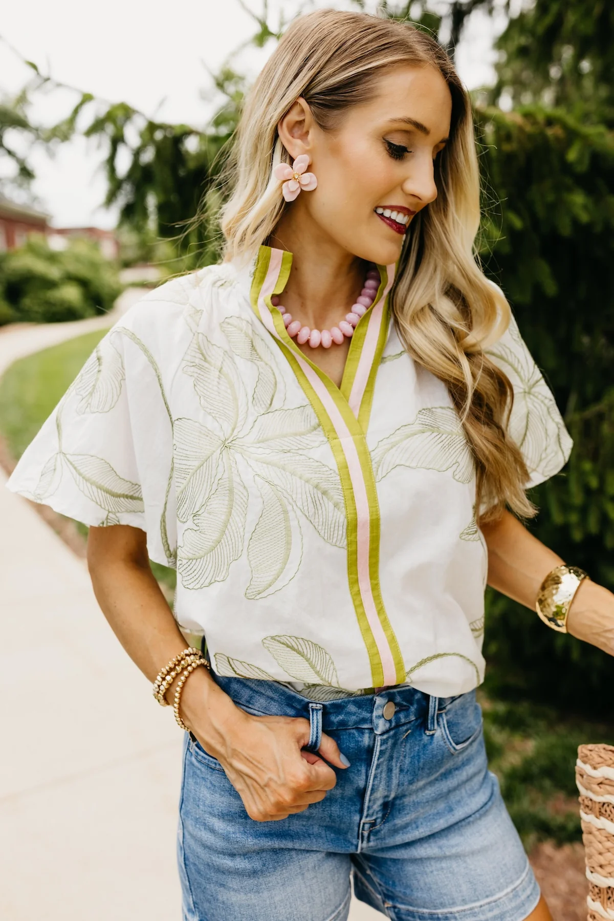 The Winter Flutter Sleeve Blouse