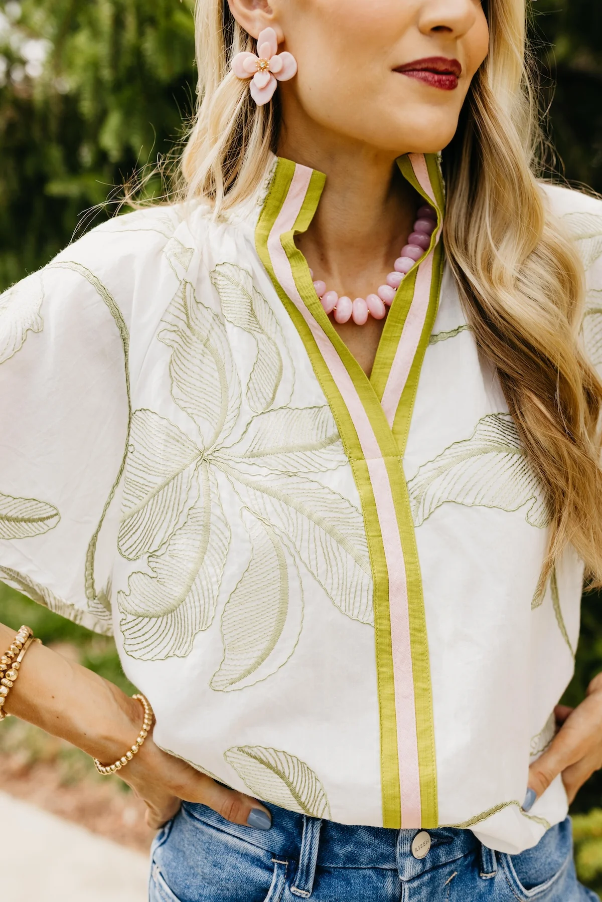 The Winter Flutter Sleeve Blouse - Image 2