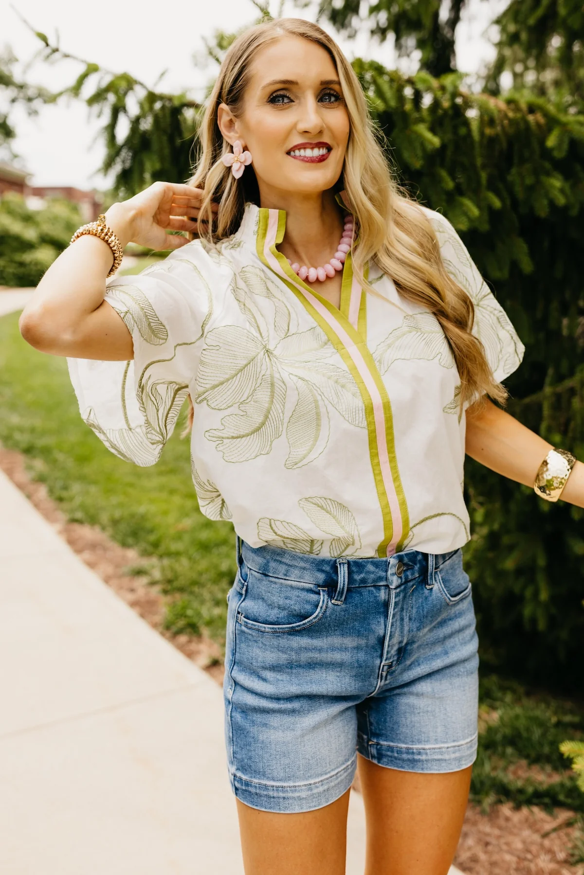 The Winter Flutter Sleeve Blouse - Image 3