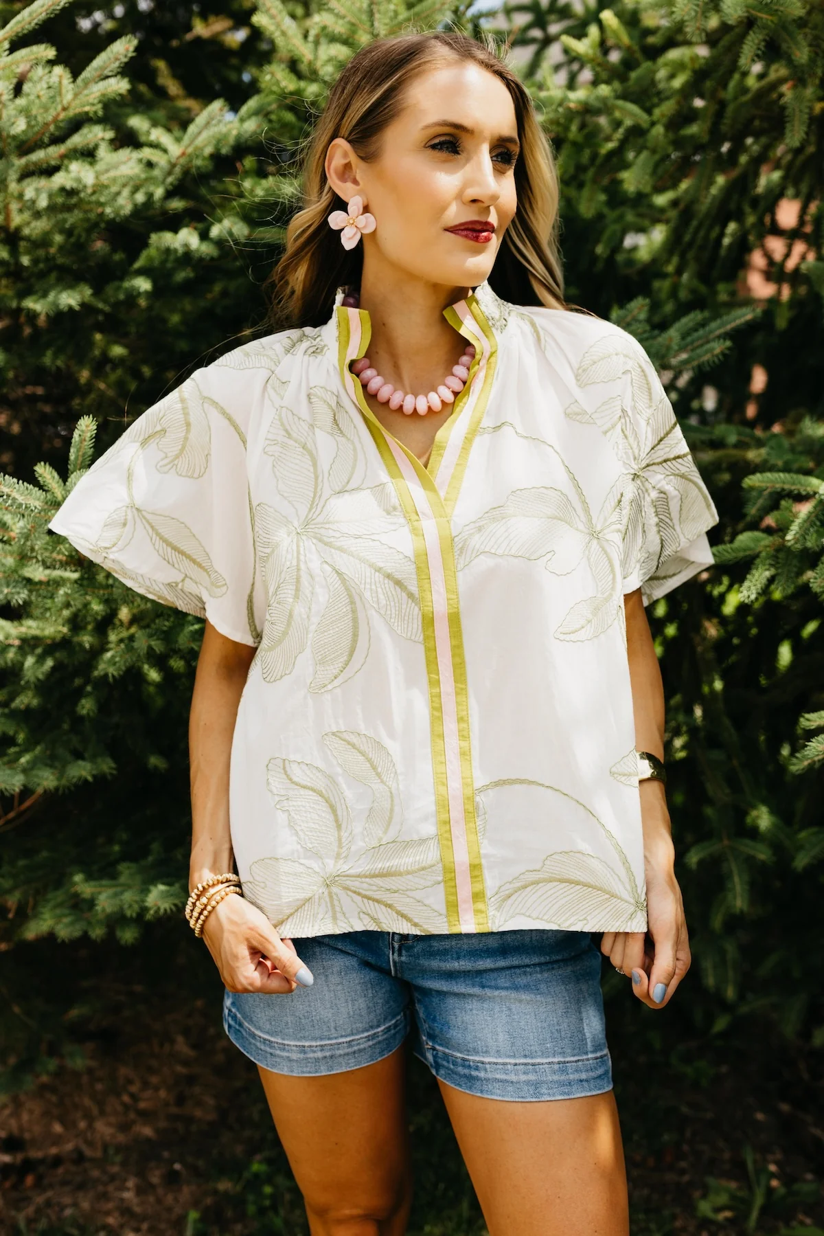 The Winter Flutter Sleeve Blouse - Image 6