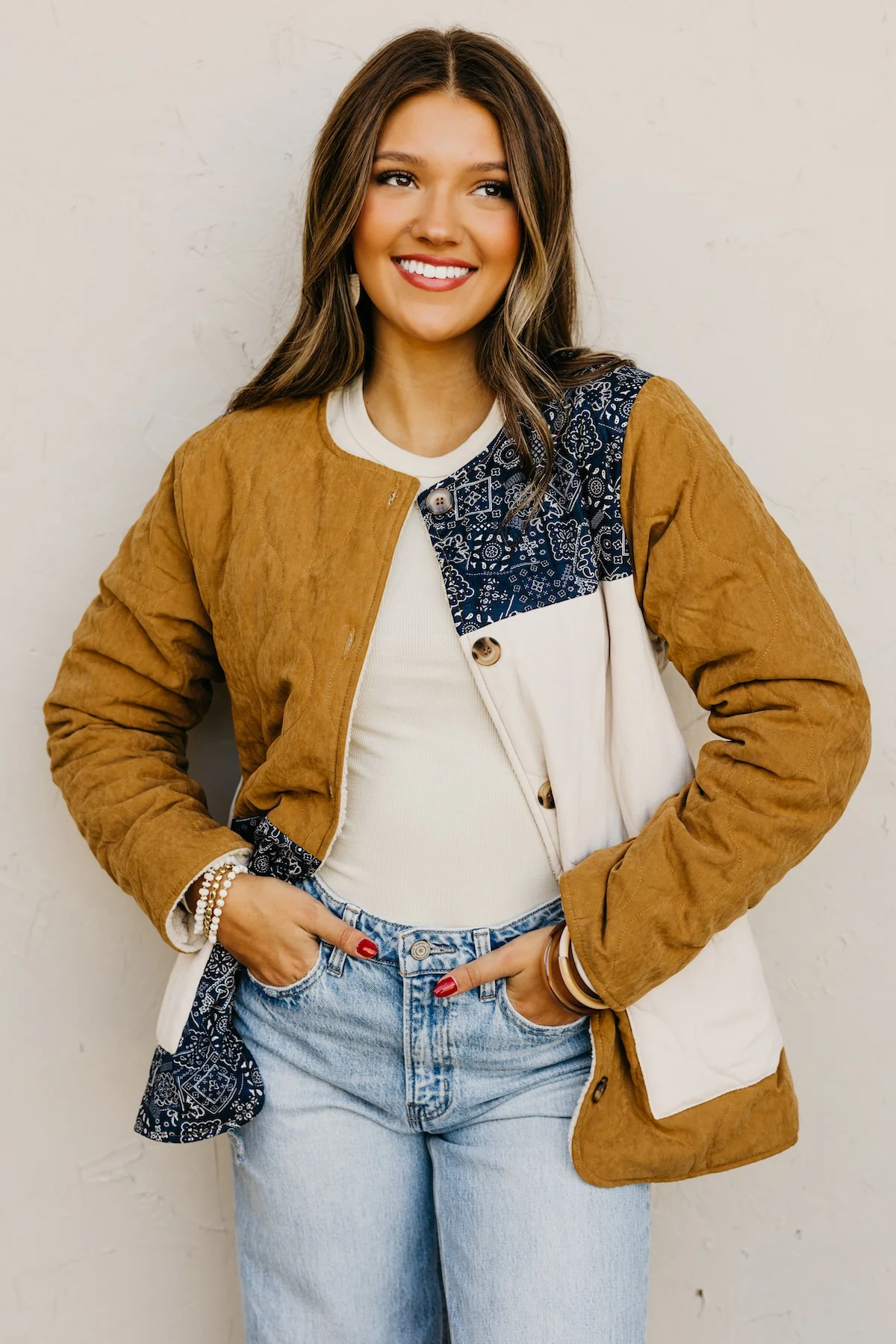 The Wynn Bandana Contrast Jacket - Image 5