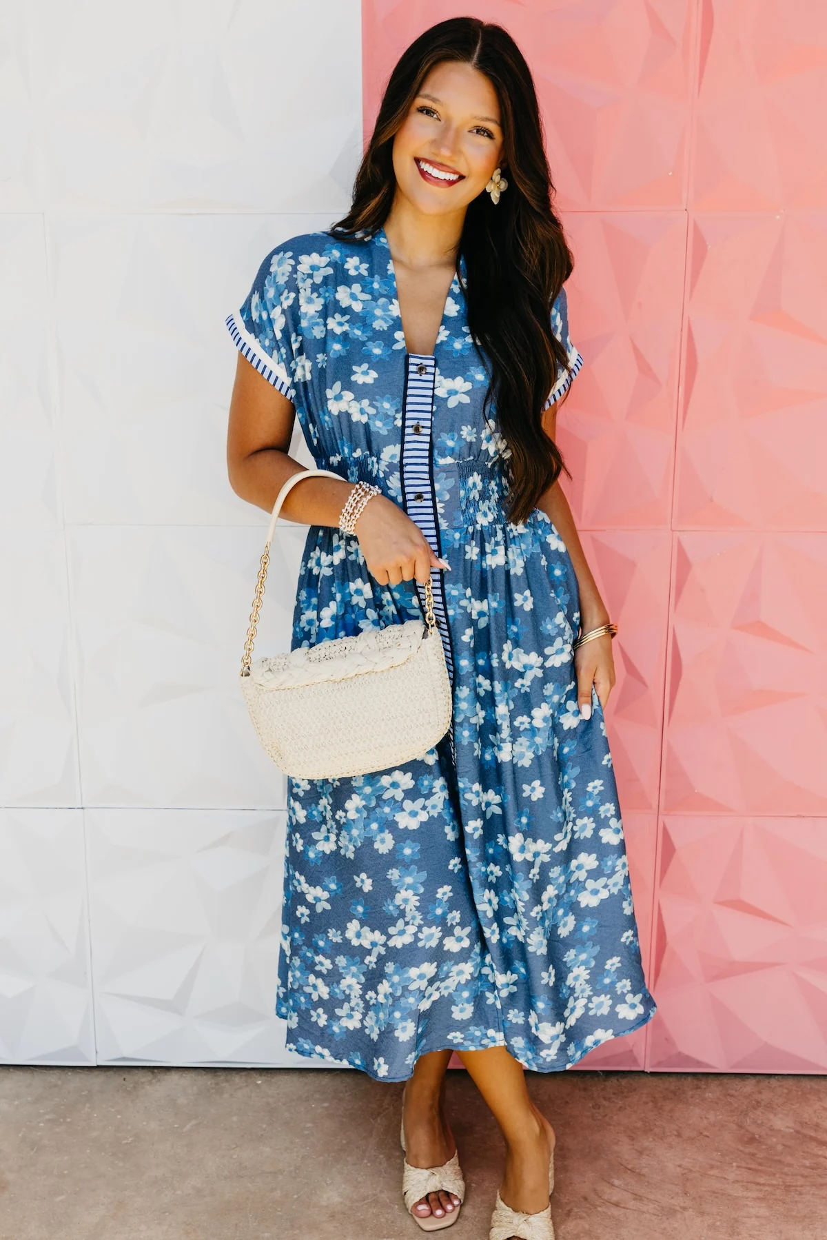 The Yaretzi Floral Midi Dress - Image 6