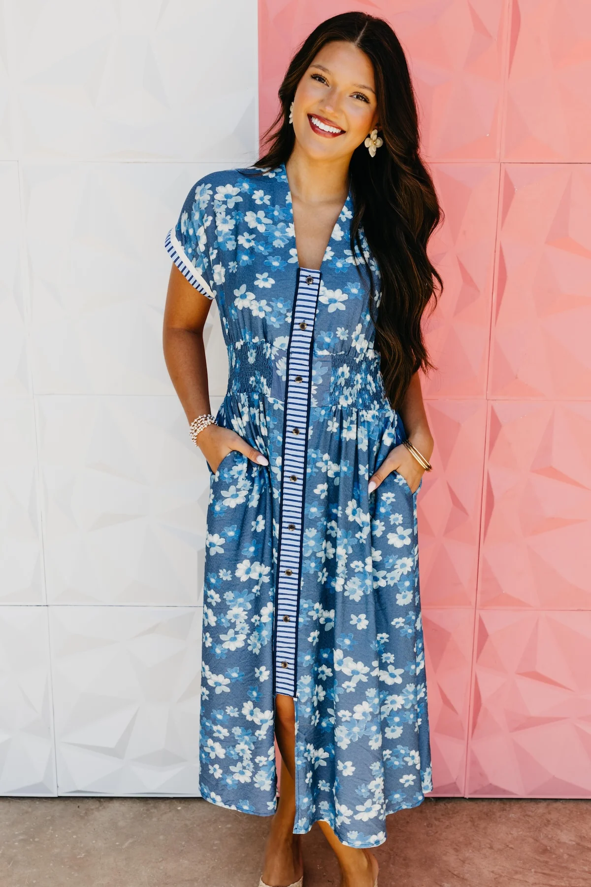The Yaretzi Floral Midi Dress - Image 7