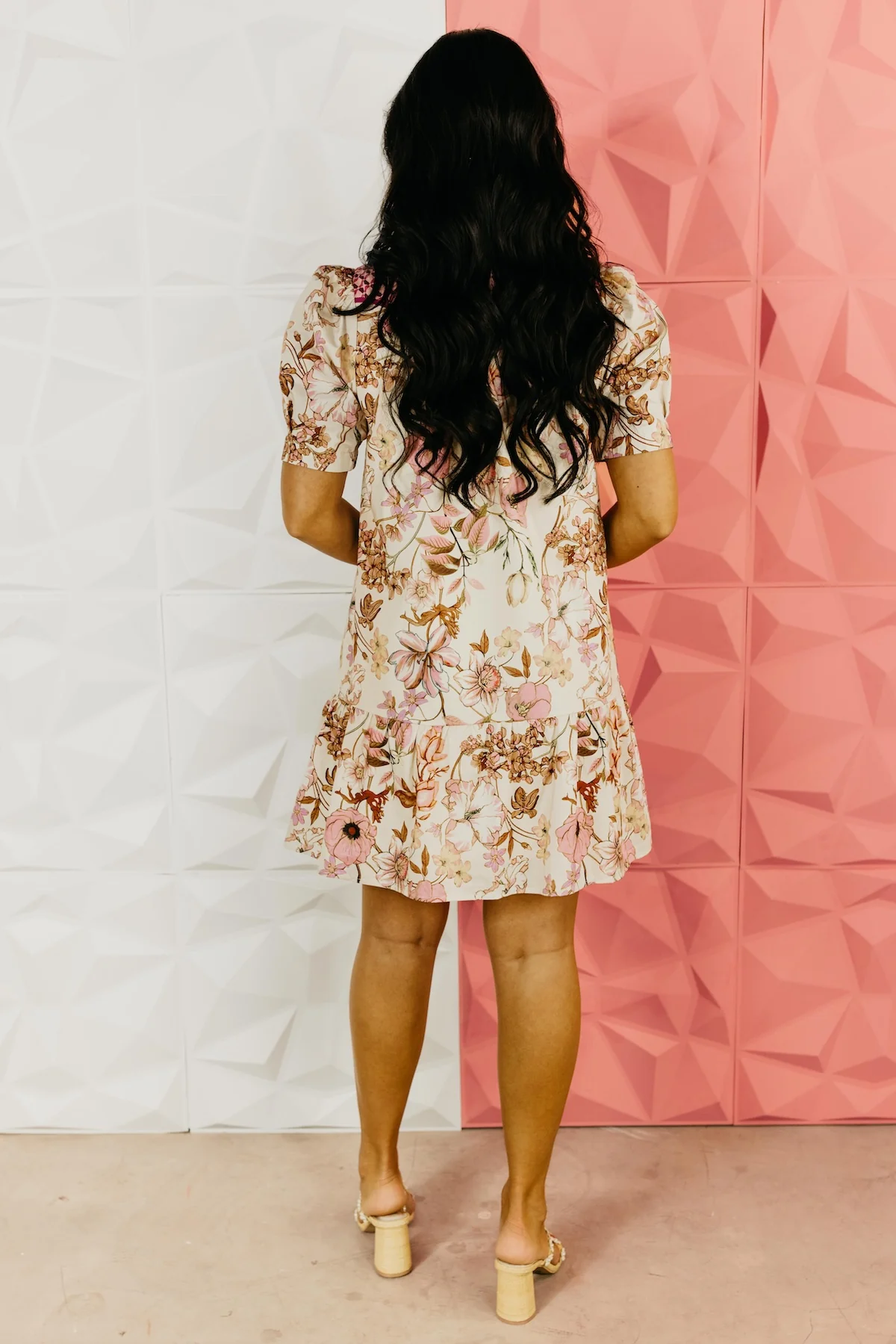 The Zachary Floral Mini Dress - Image 8