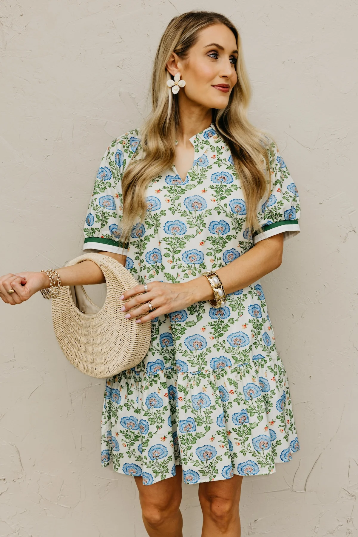 The Zander Floral Mini Dress - Image 4
