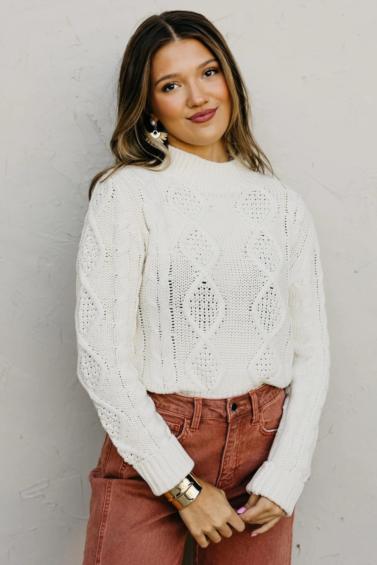 The Zanna Cable Knit Sweater - Image 10