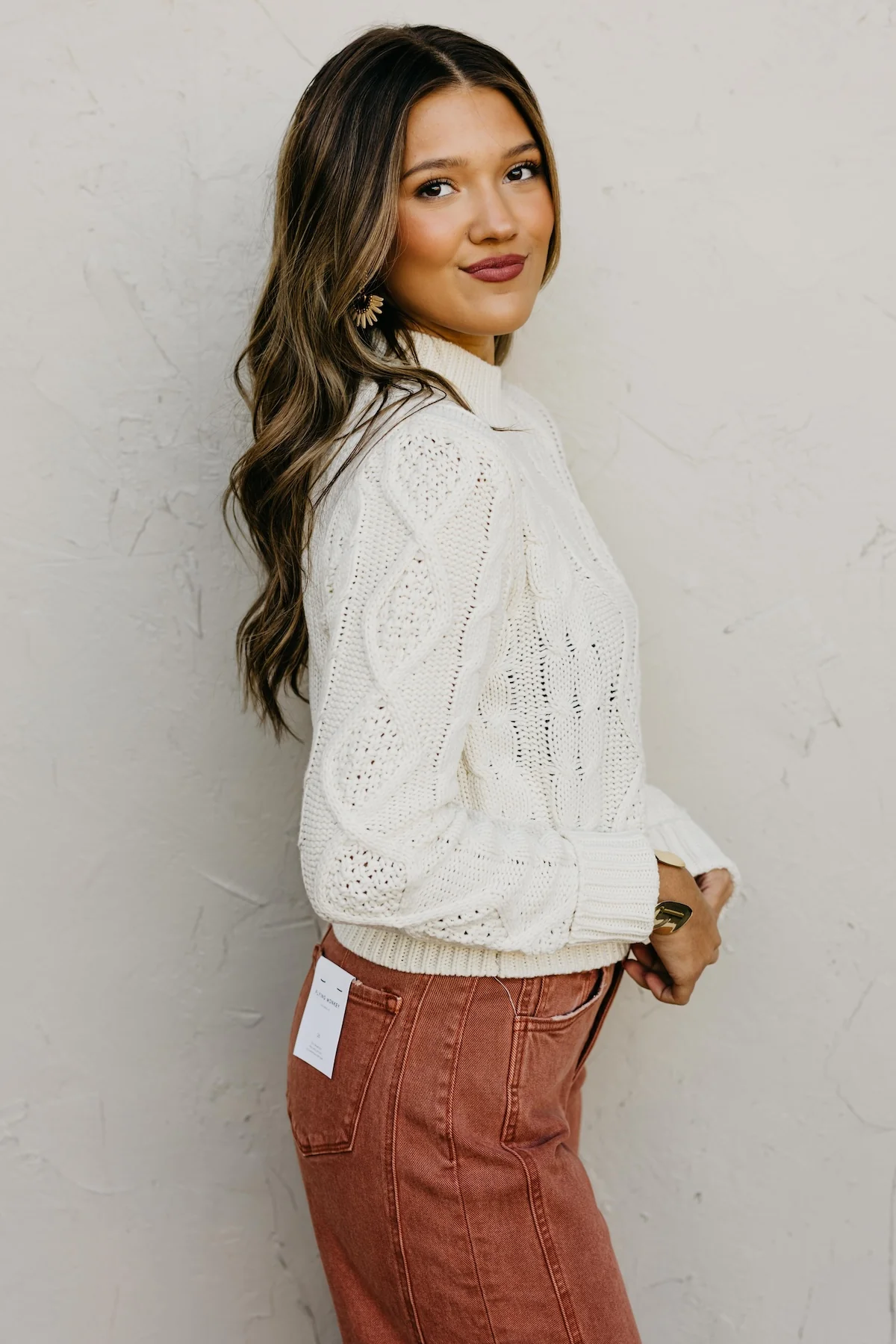 The Zanna Cable Knit Sweater - Image 12