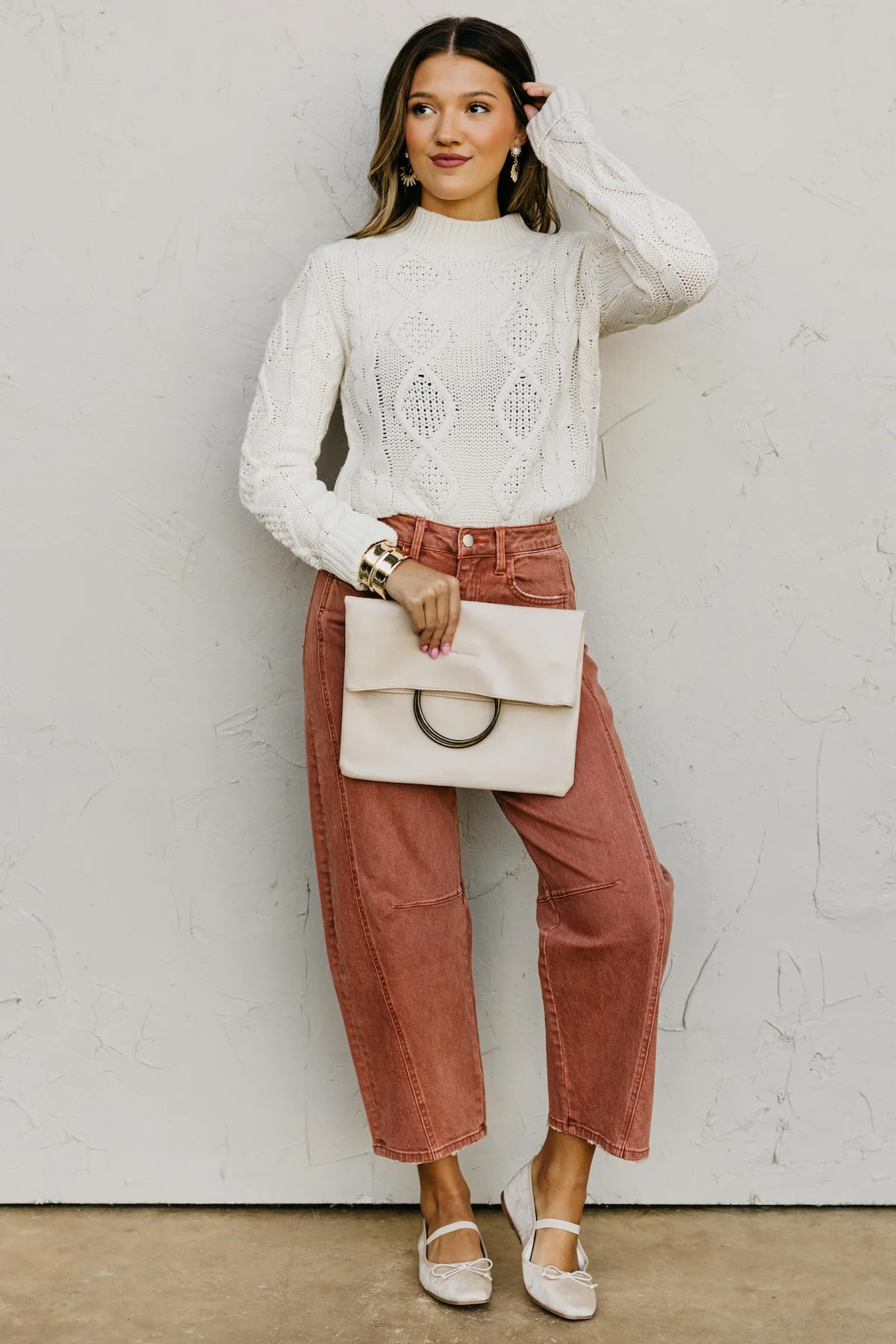 The Zanna Cable Knit Sweater - Image 2