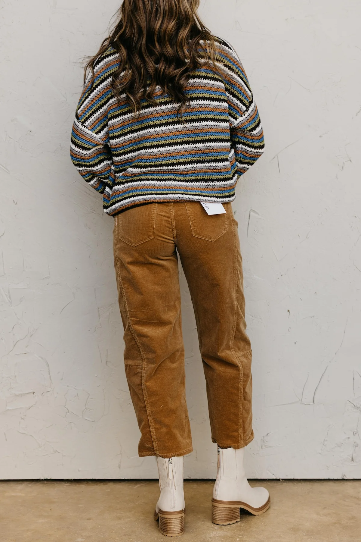 Vervet Denim | High Rise Corduroy Barrel Denim - Image 7