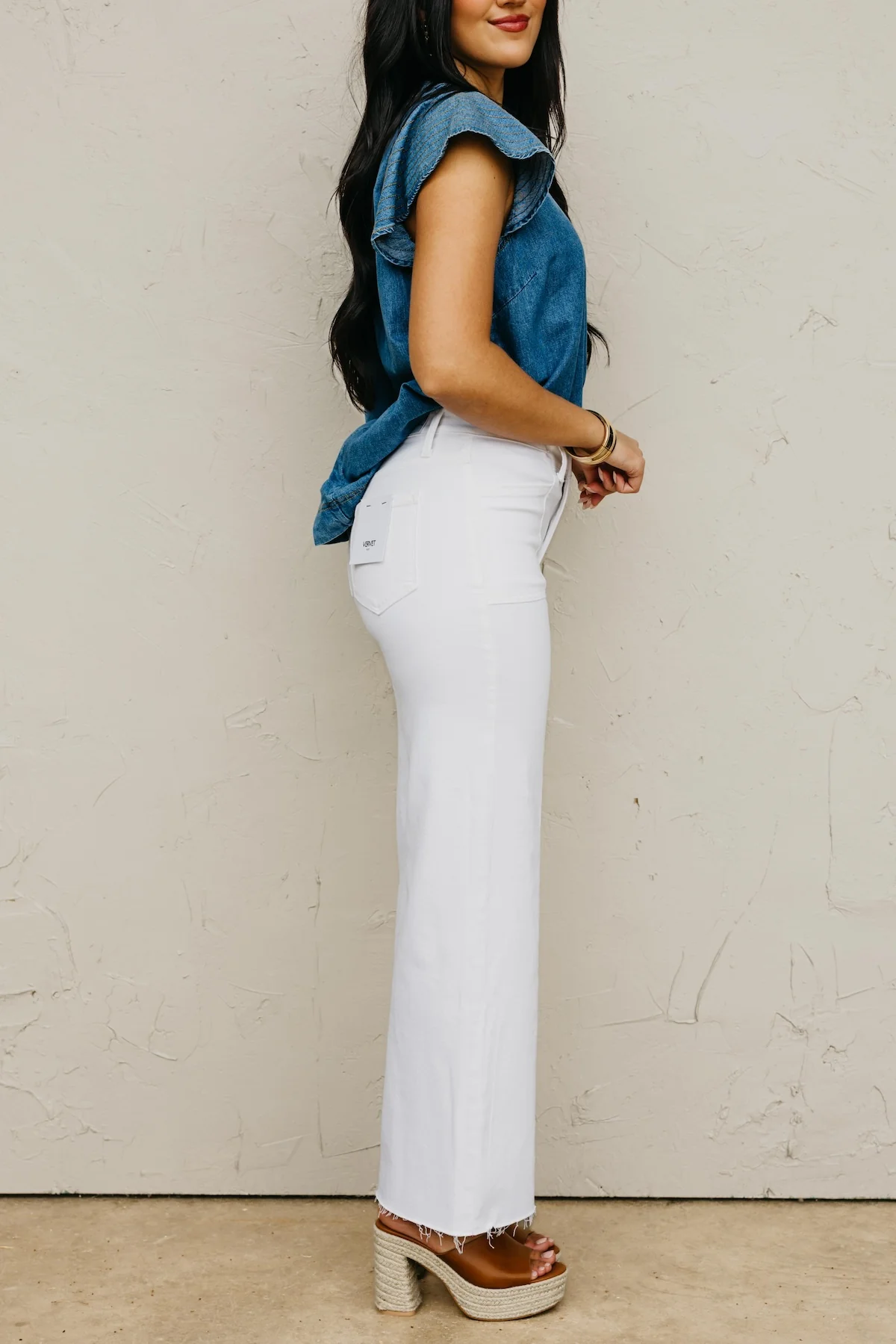 Vervet Denim | High Rise Stacked Waistband Denim - Image 4