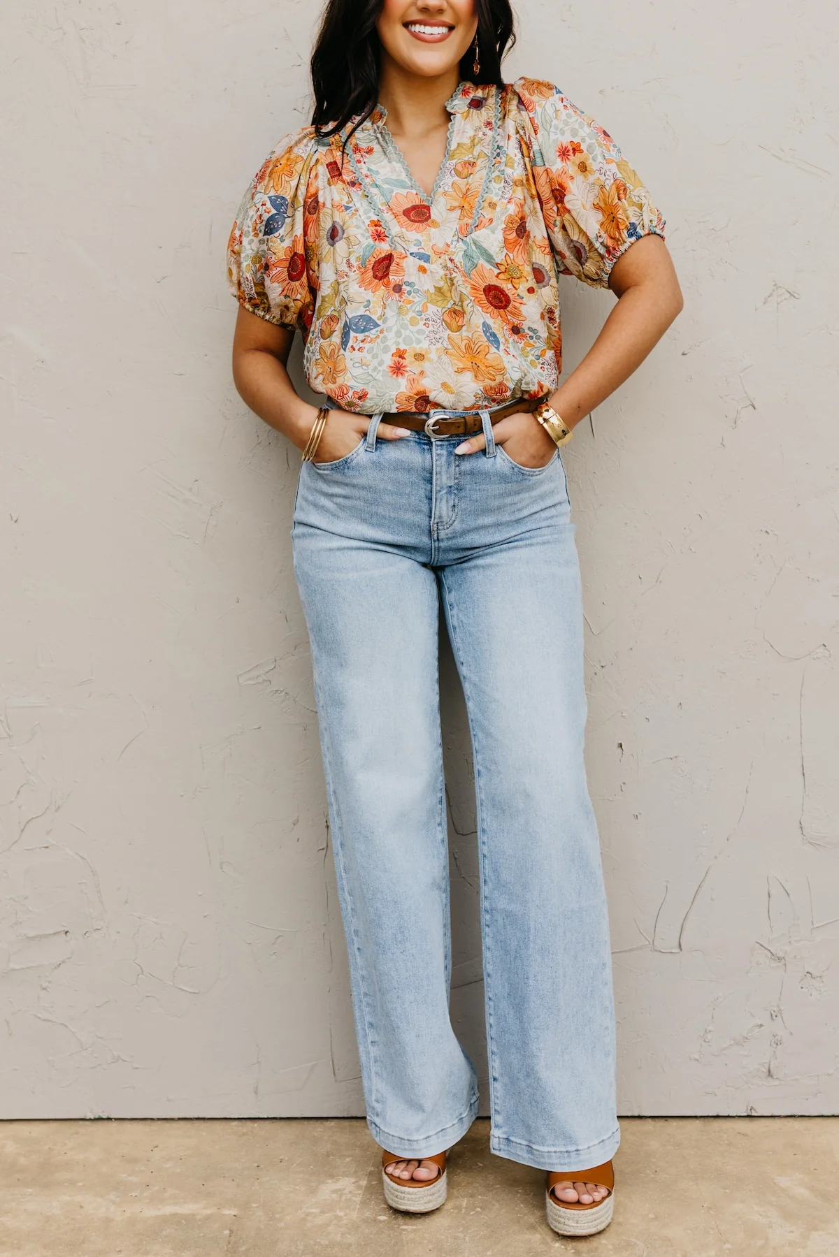 Vervet Denim | High Rise Wide Leg Denim