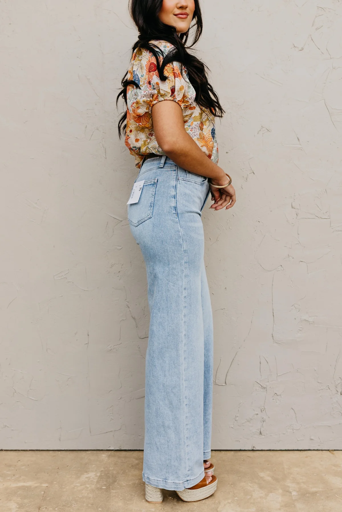 Vervet Denim | High Rise Wide Leg Denim - Image 4